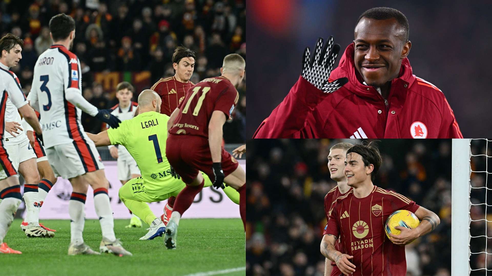 Roma vs Genoa - Saud Abdulhamid - Paulo Dybala