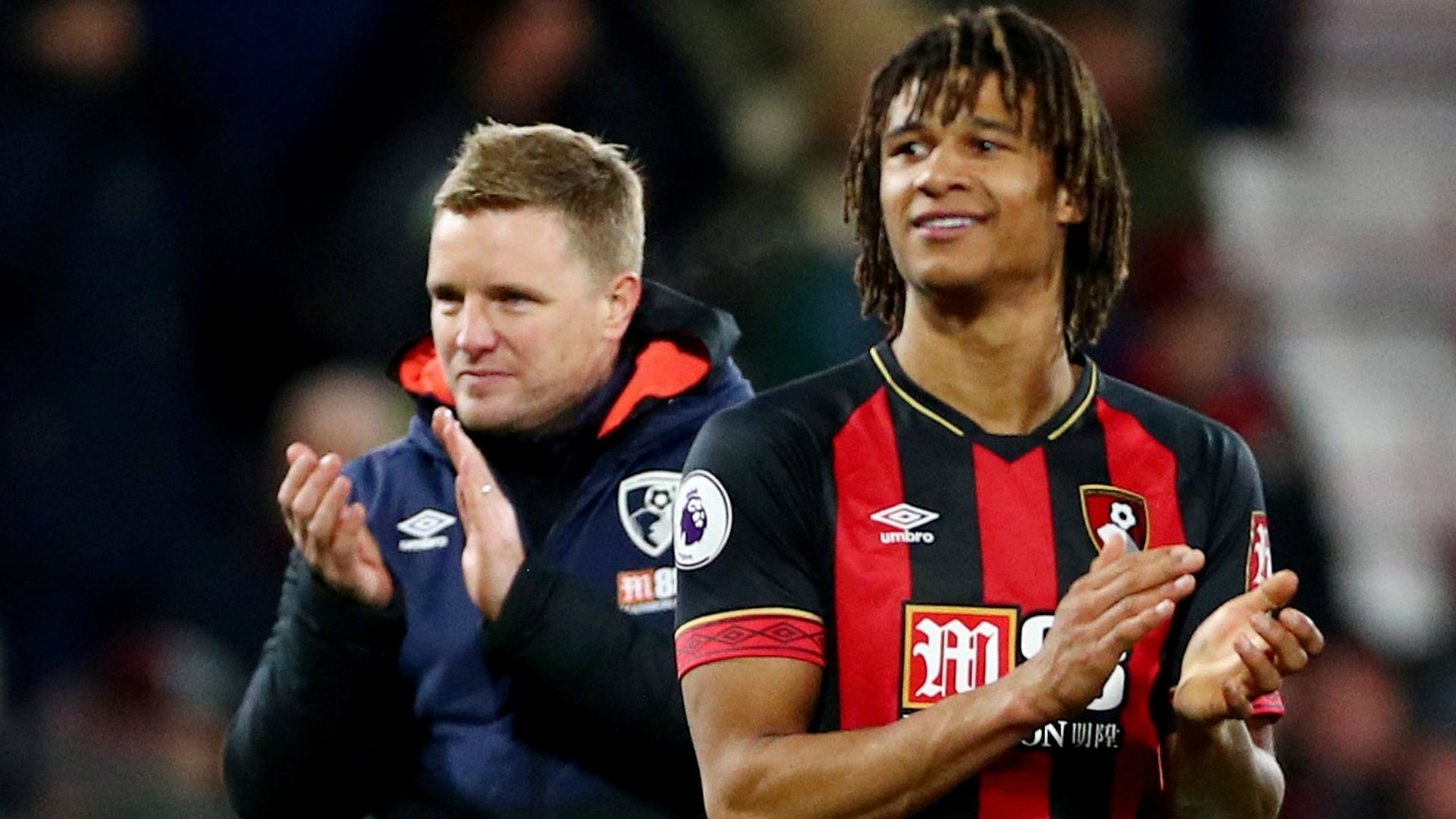 Eddie Howe Nathan Ake AFC Bournemouth 0130219