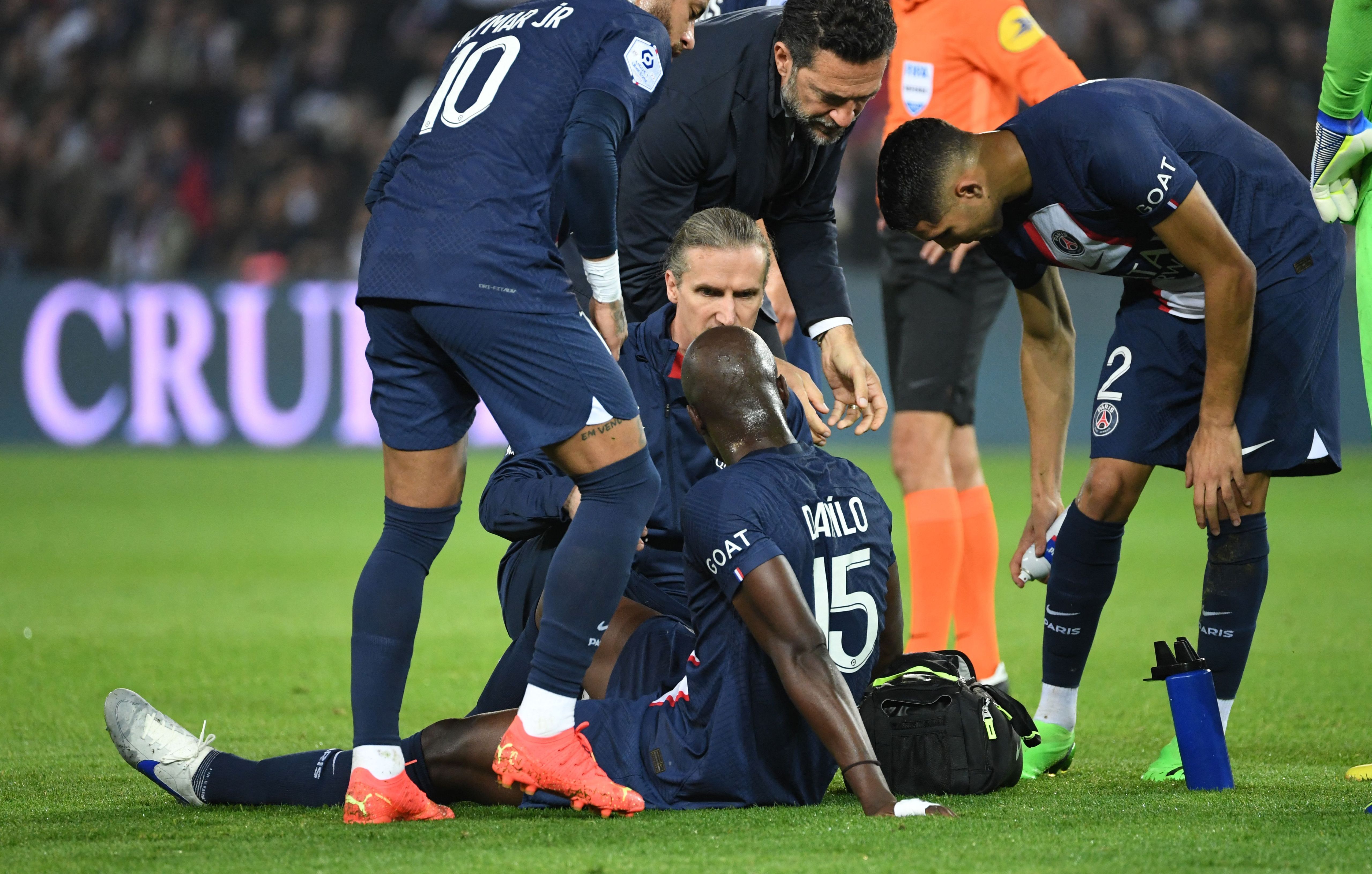 Classique PSG OM Blessure Danilo Pereira