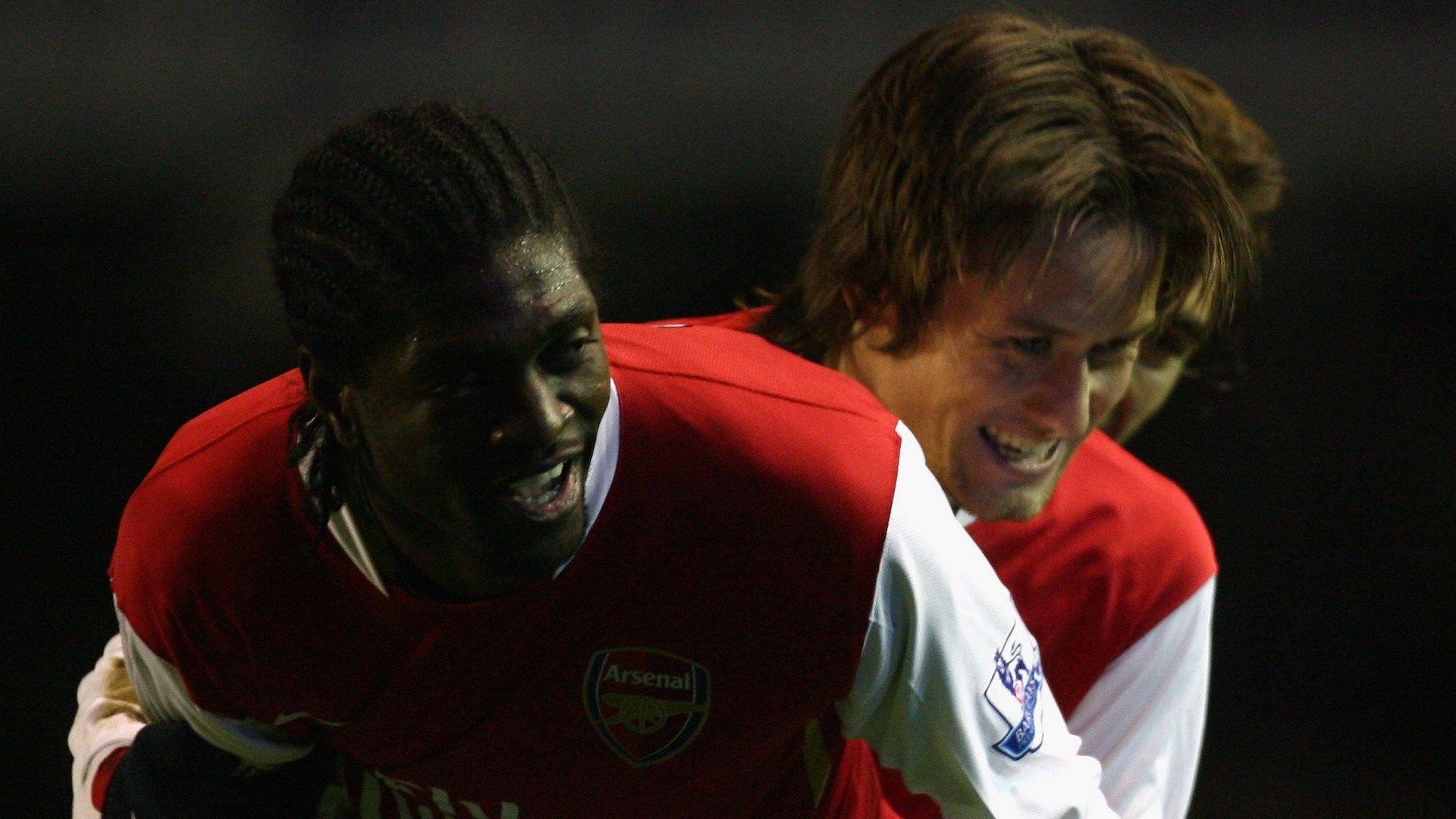 Emmanuel Adebayor Tomas Rosicky Arsenal