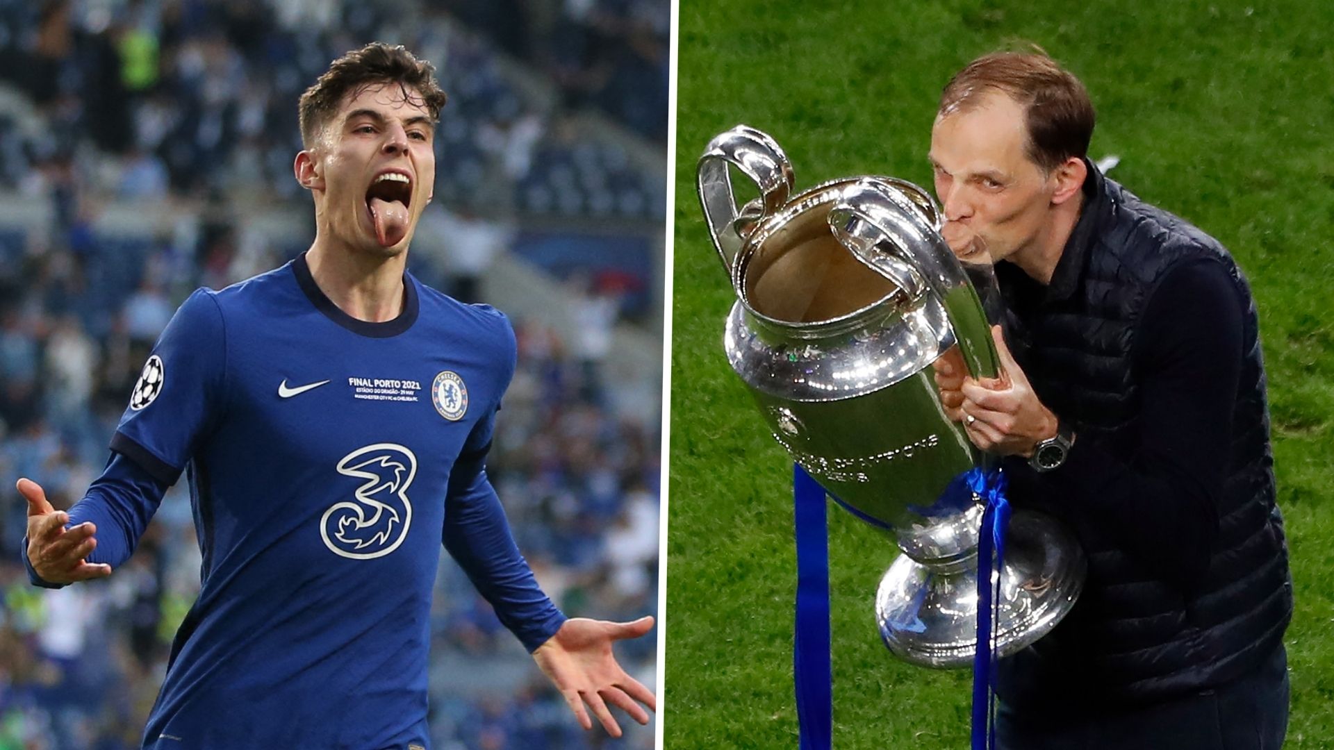 Kai Havertz Thomas Tuchel Chelsea Champions League GFX