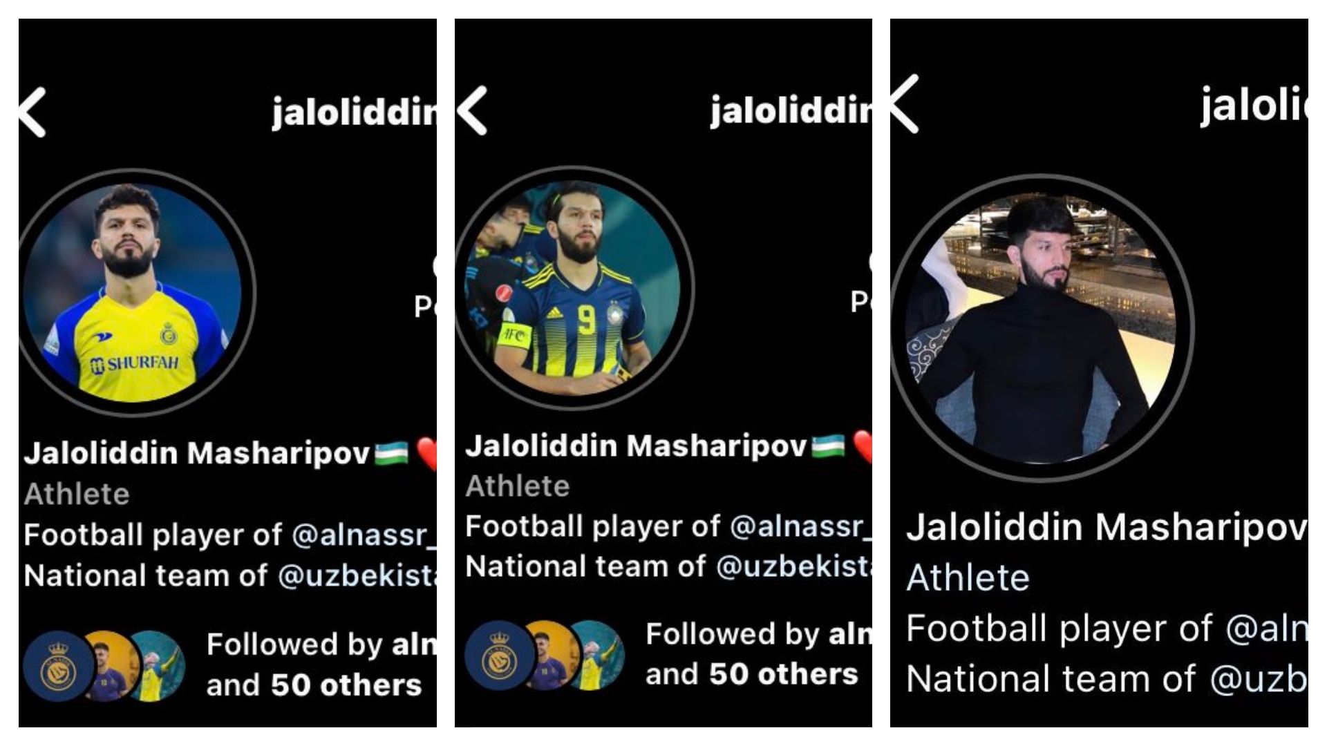 Jaloliddin Masharipov Instagram