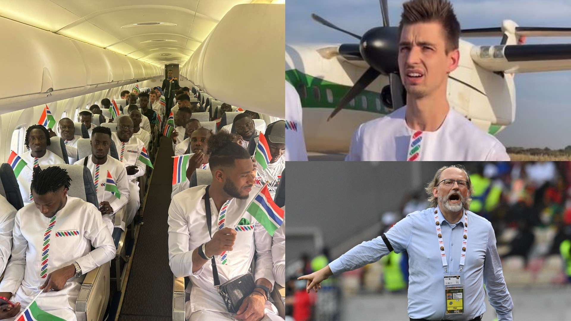 Gambia AFCON flight