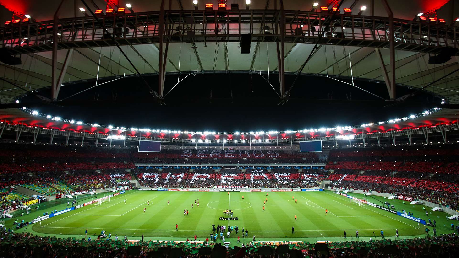 Maracana mosaico Flamengo Atletico-PR Copa Libertadores 12042017