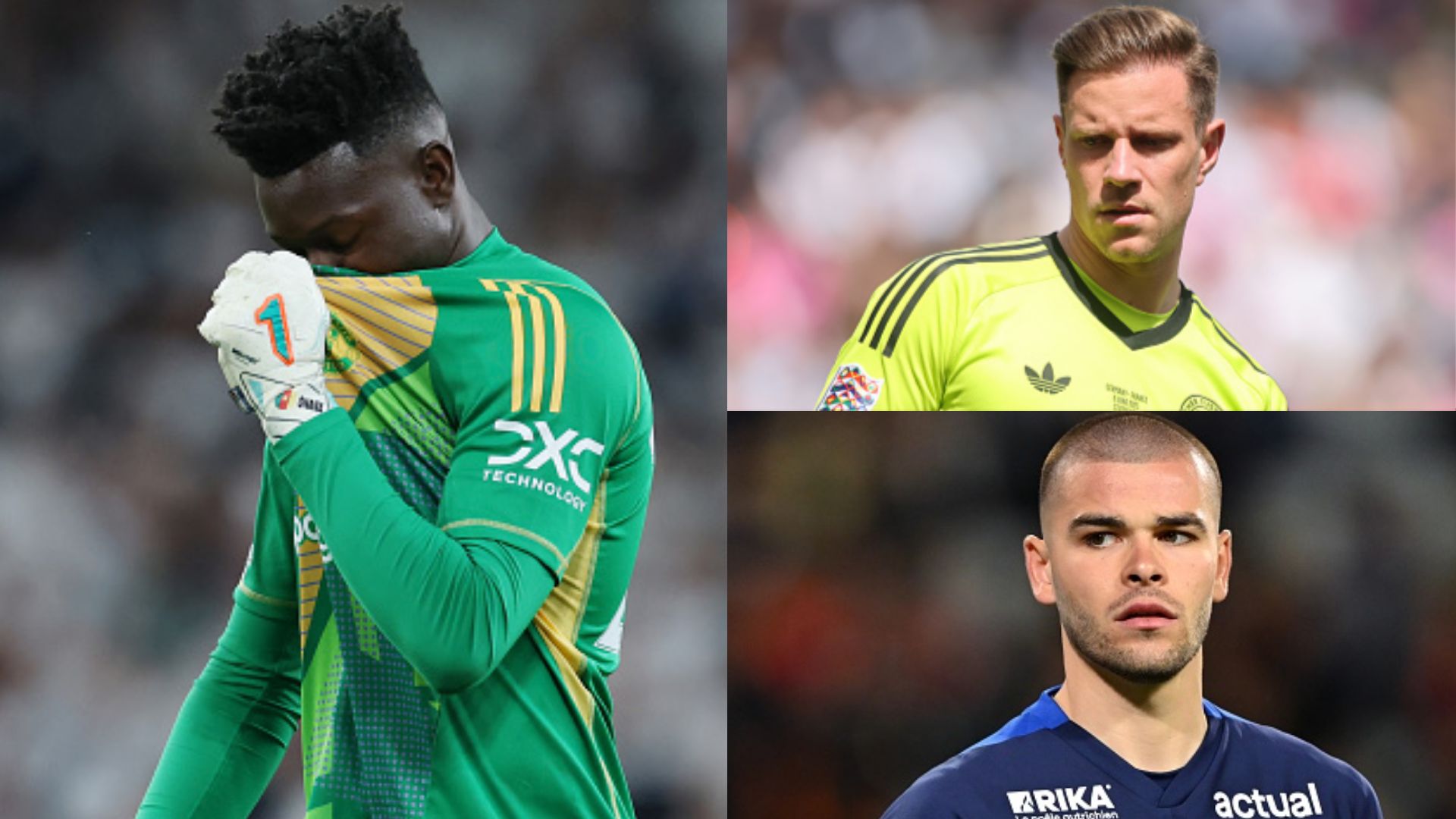 Andre Onana Marc-Andre ter Stegen Lucas Chevalier Man Utd 2025