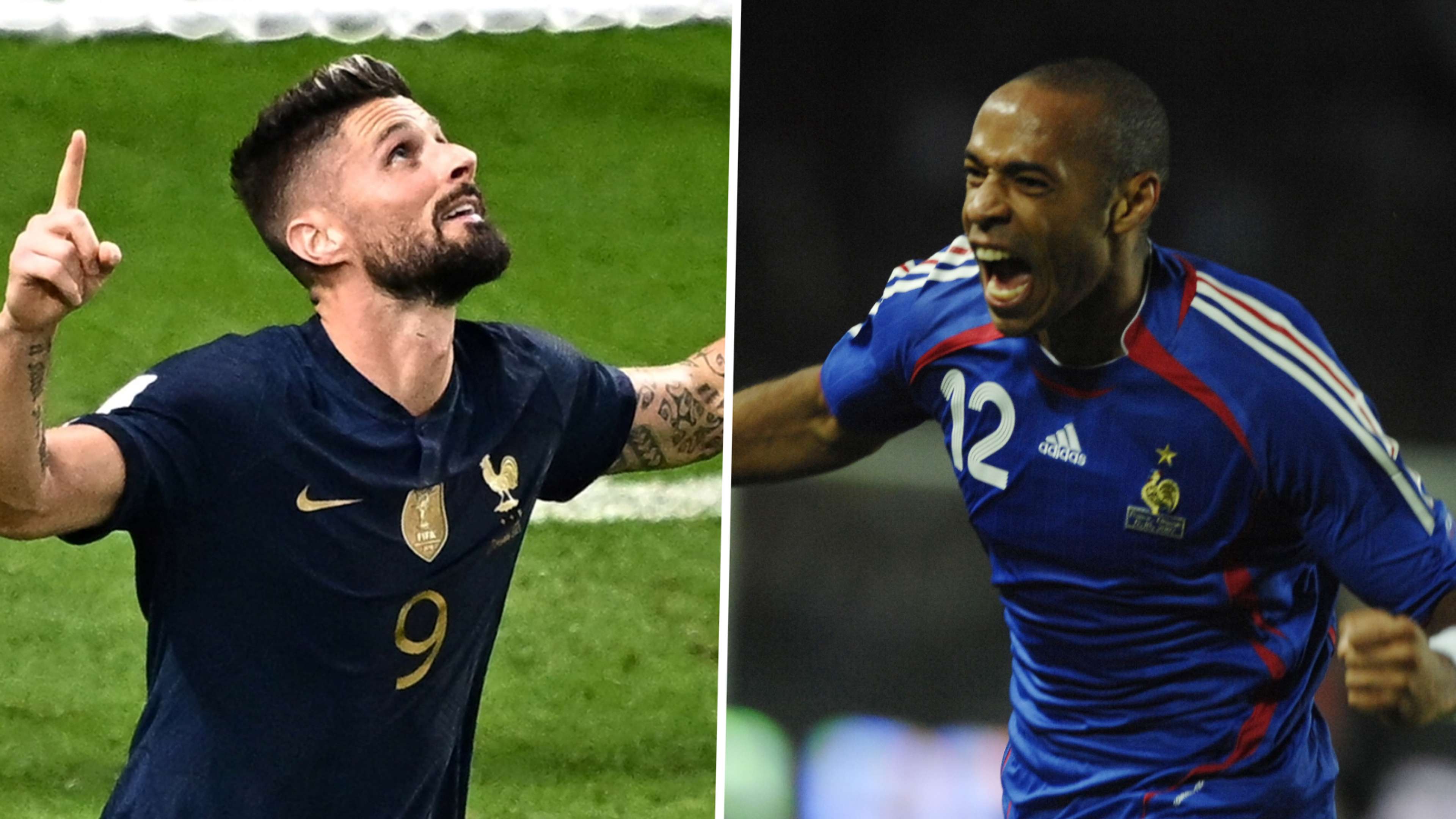 Equipe de France Olivier Giroud Thierry Henry Record buts