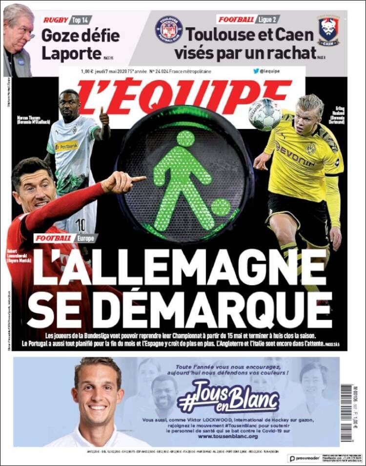7 May L'Equipe