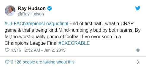 Reactions Tottenham Liverpool Champions League