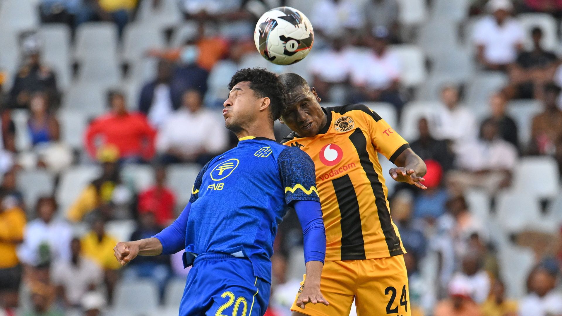 Darwin Gonzalez & Thatayaone Ditlhokwe, Cape Town City vs Kaizer Chiefs, January 2025