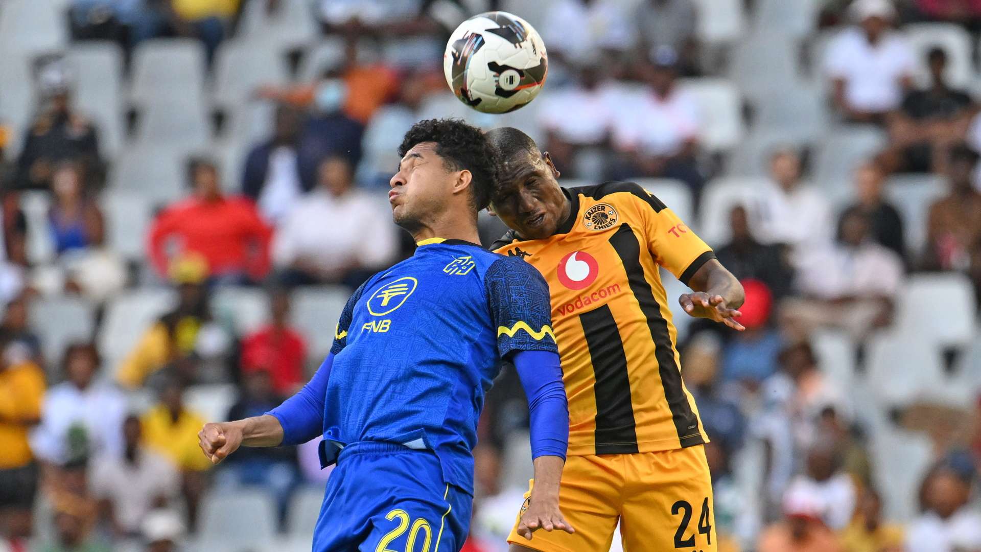 Darwin Gonzalez & Thatayaone Ditlhokwe, Cape Town City vs Kaizer Chiefs, January 2025