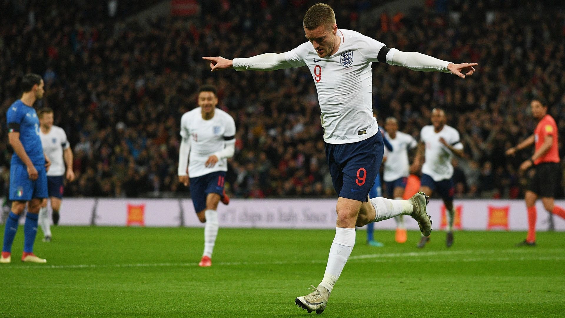 Jamie Vardy England Italy