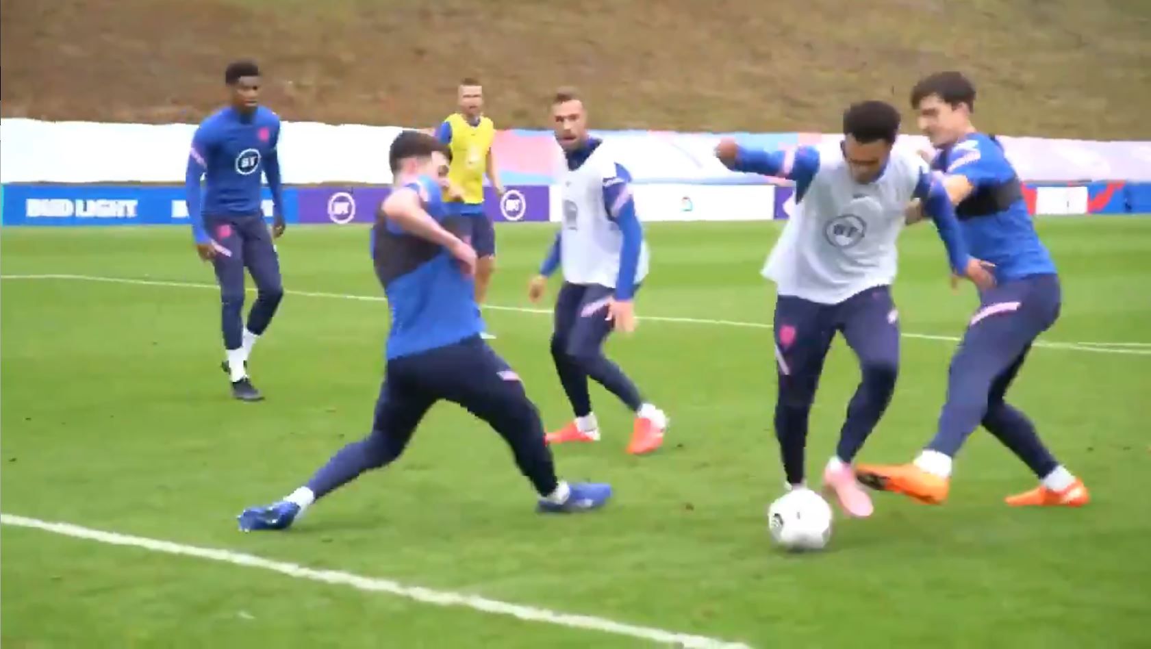 Trent Alexander-Arnold national team training