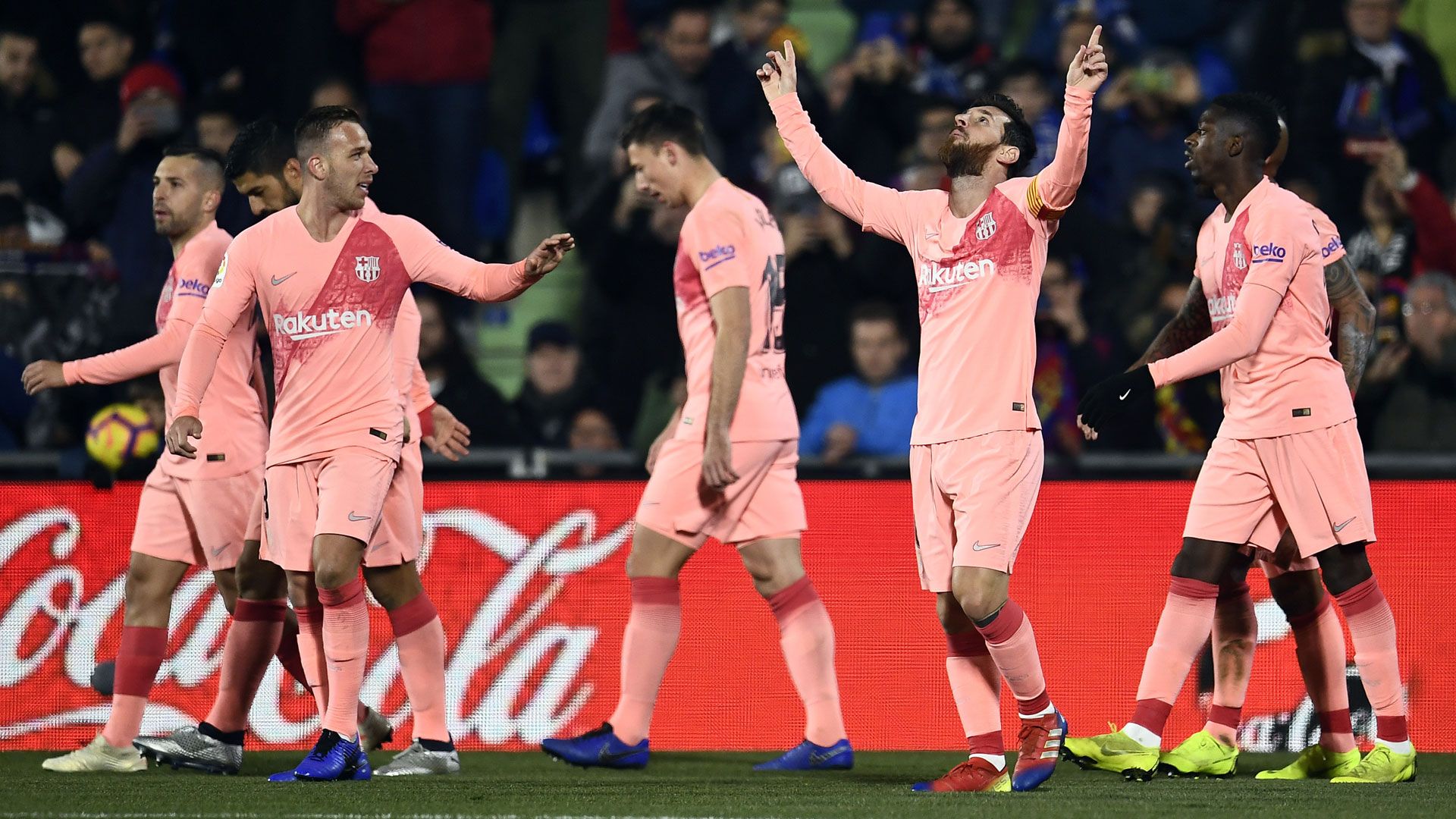 FC Barcelona Lionel Messi celebration Jubel LaLiga 06012019