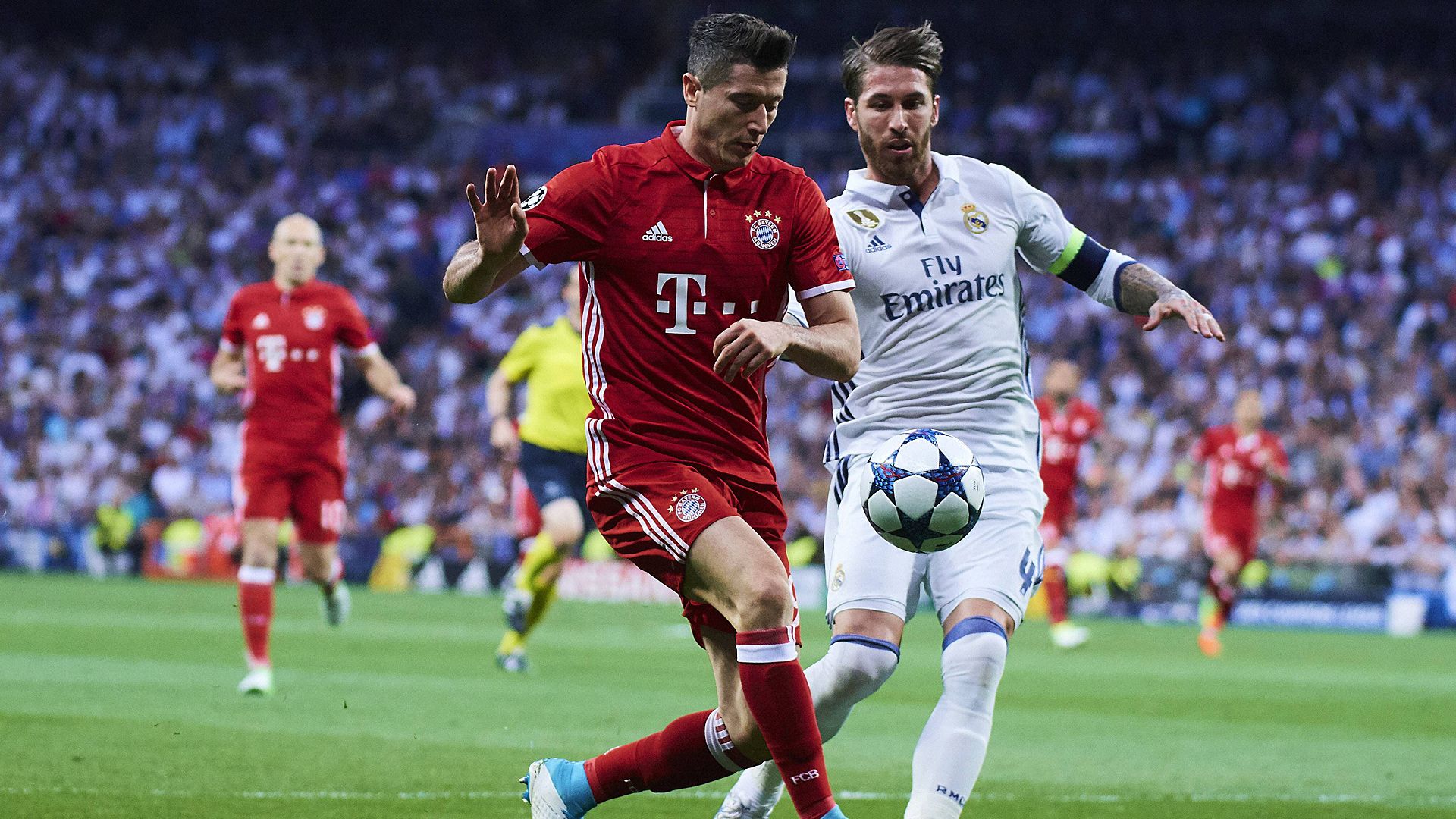 GERMANY ONLY Robert Lewandowski Sergio Ramos