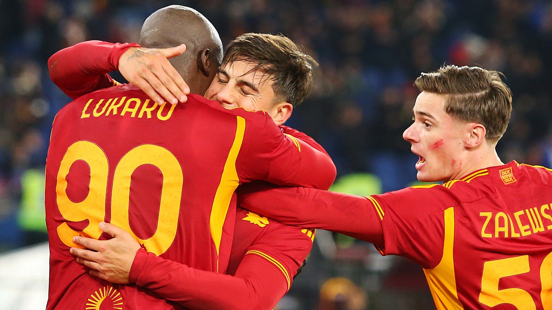 Lukaku Dybala Roma Udinese