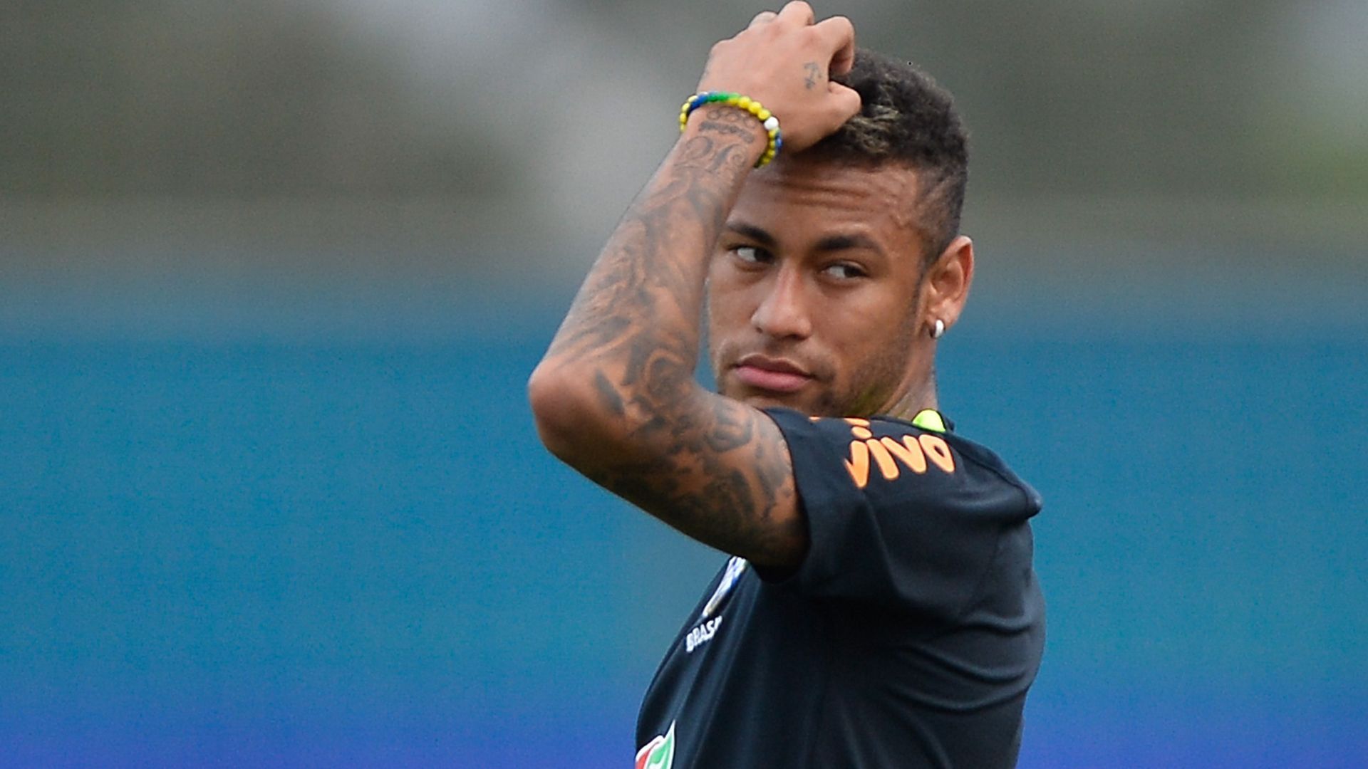 Neymar Brasil treino 28082017