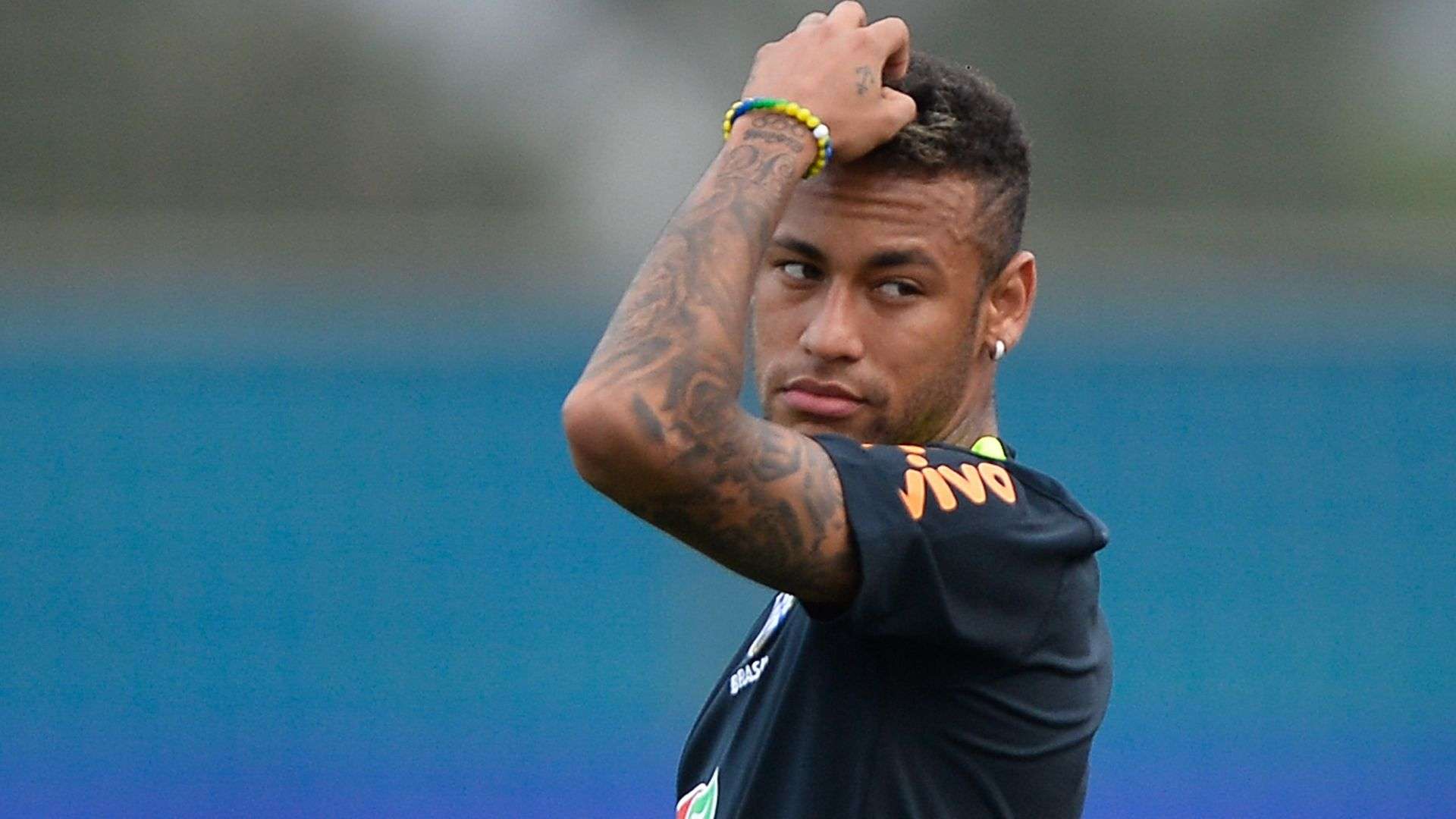 Neymar Brasil treino 28082017