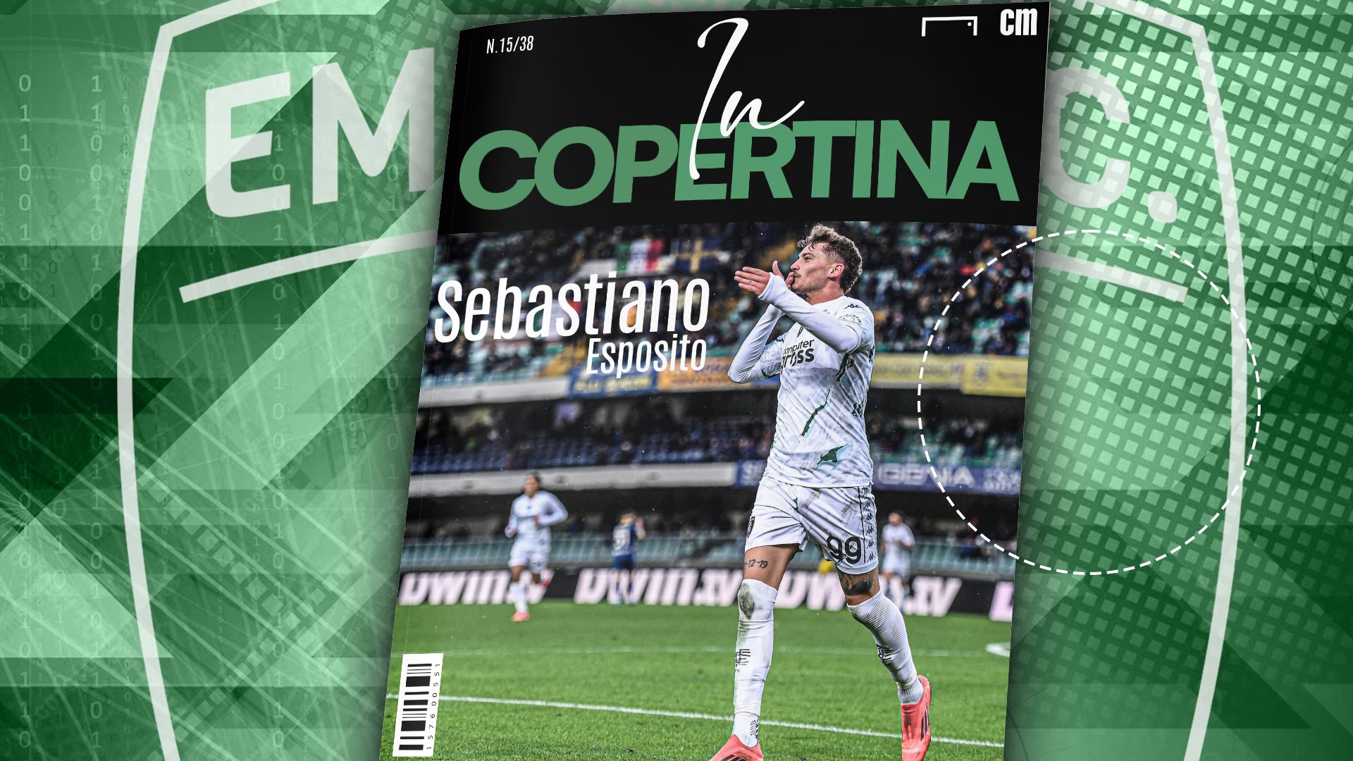Sebastiano Esposito in copertina