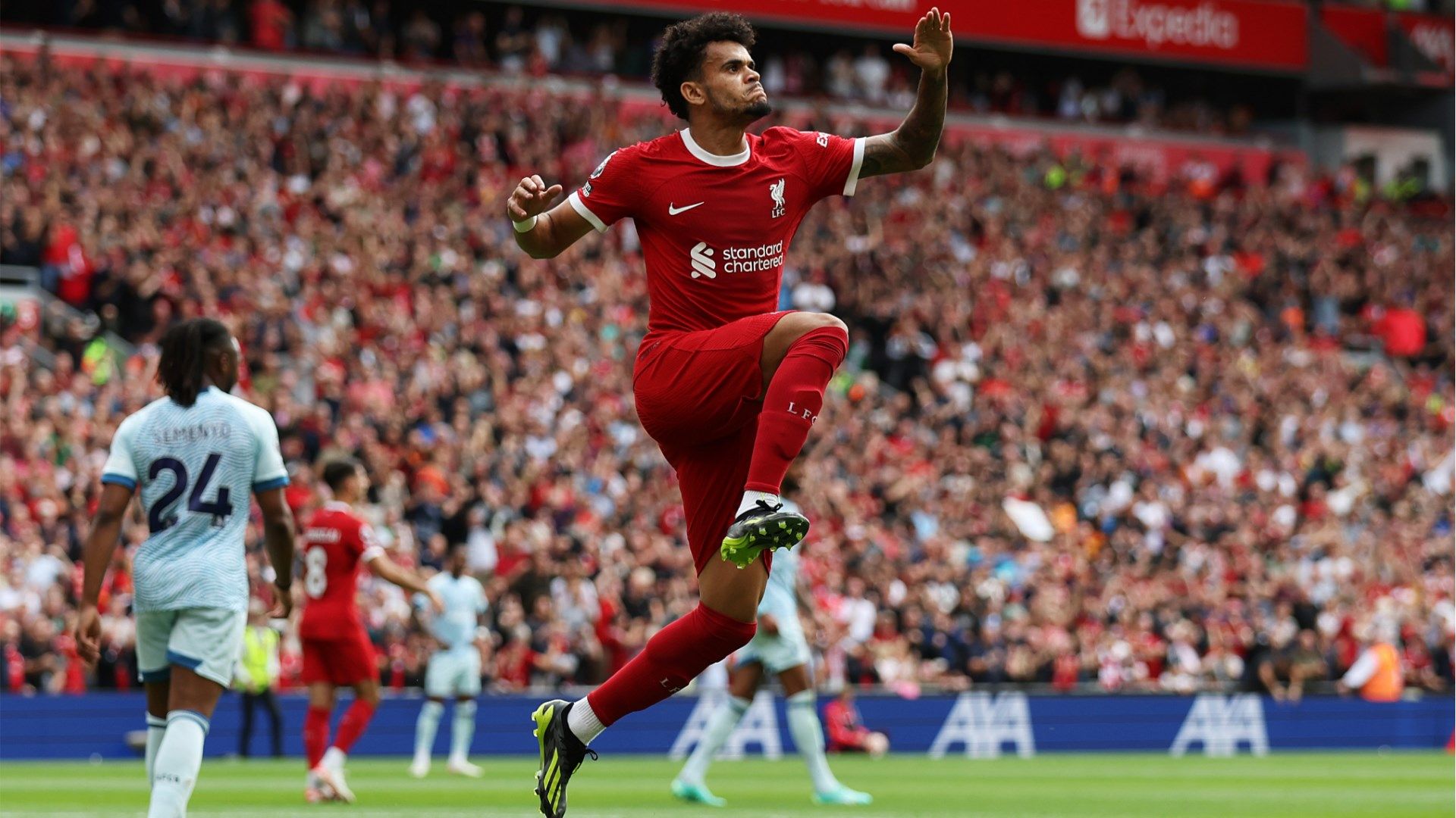 Luis Diaz Liverpool Bournemouth Premier League 2023-24