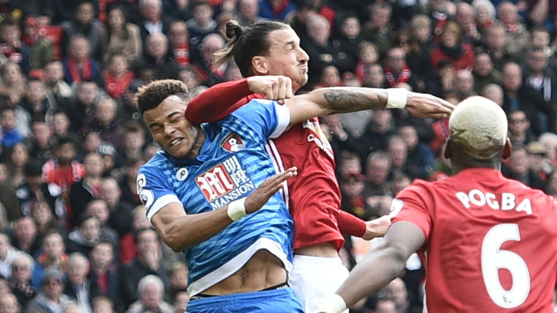 Zlatan Ibrahimovic Premier League Manchester United v Bournemouth