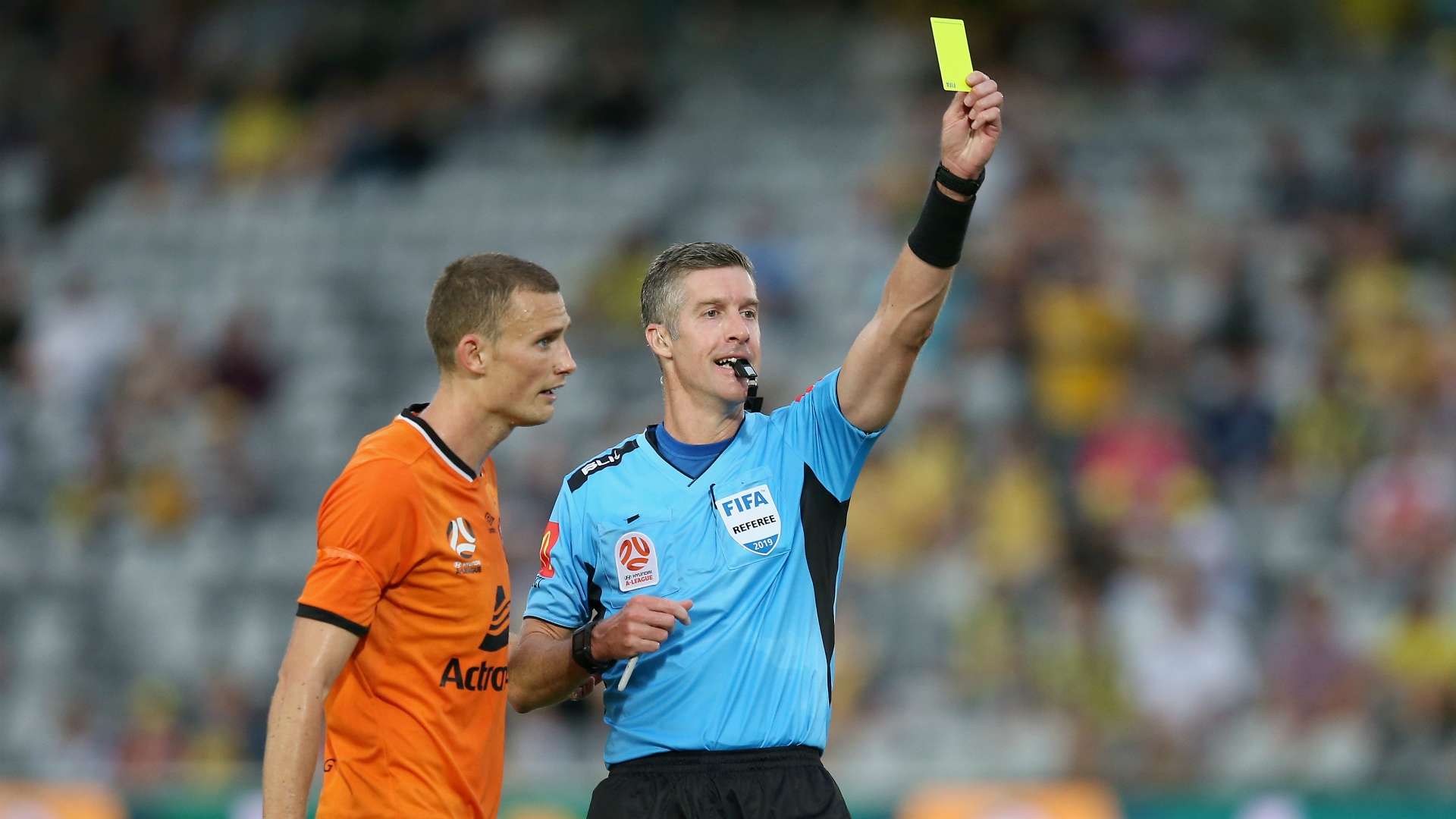 A-League yellow card