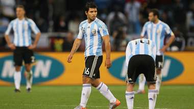 Sergio Aguero Argentina Alemania World Cup 2010