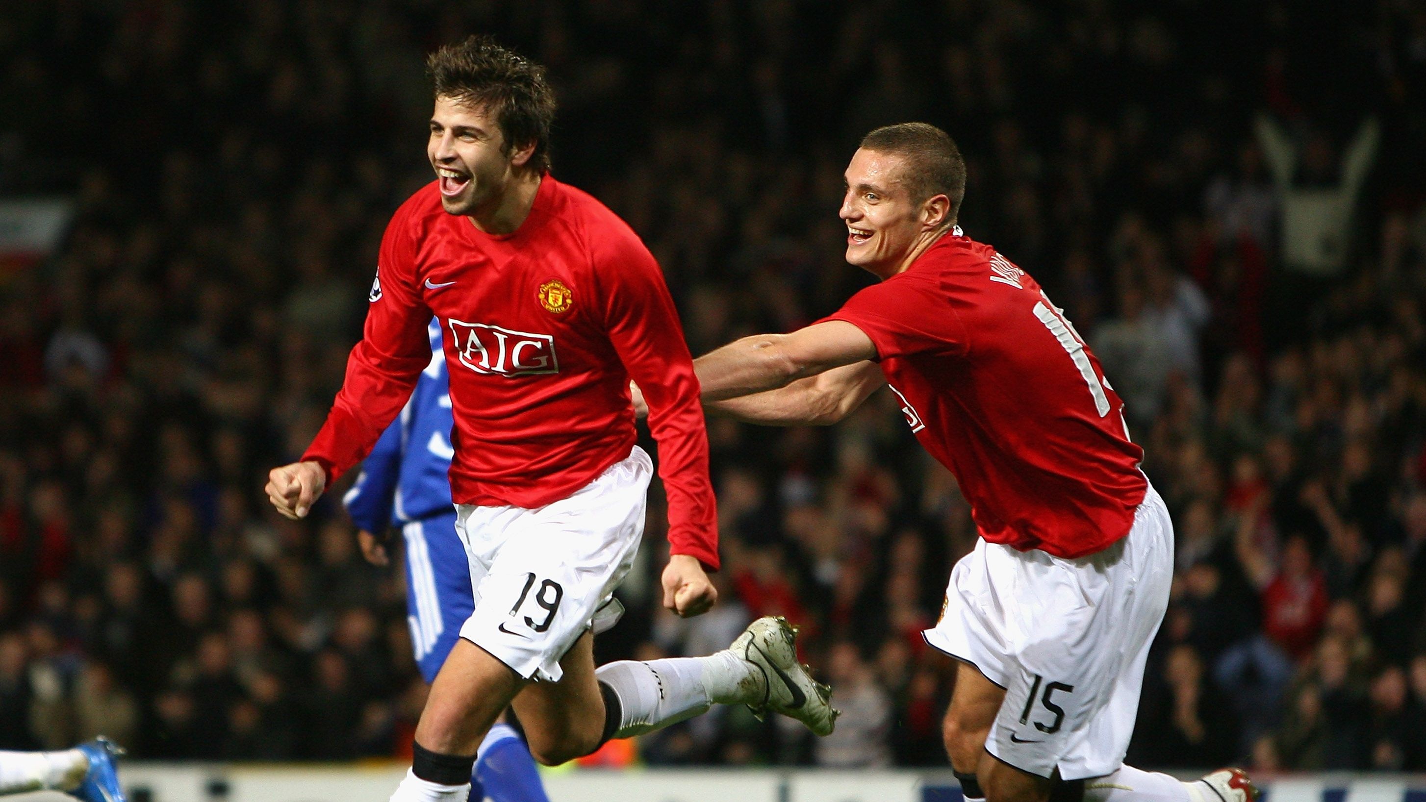 Gerard Pique Manchester United 2007