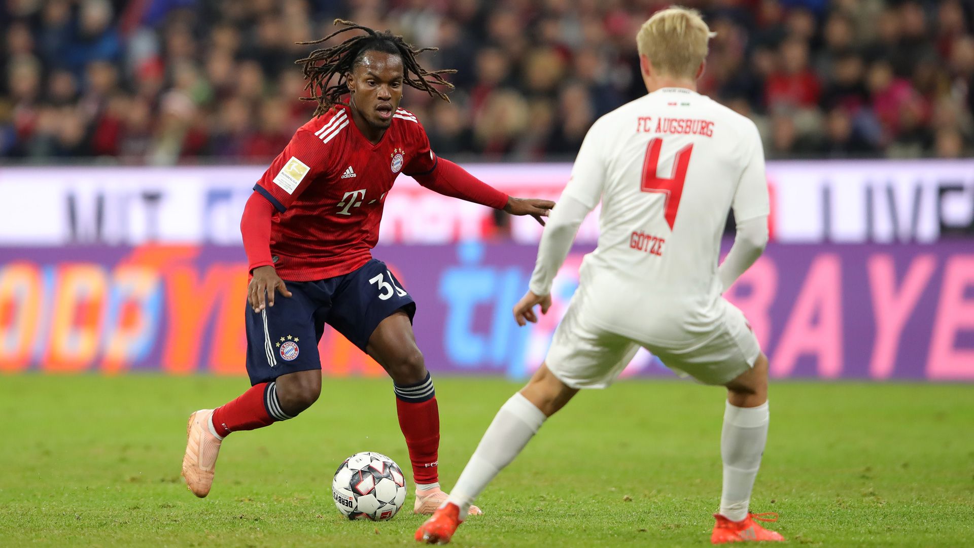 Renato Sanches FC Bayern Felix Götze FC Augsburg Bundesliga 0918
