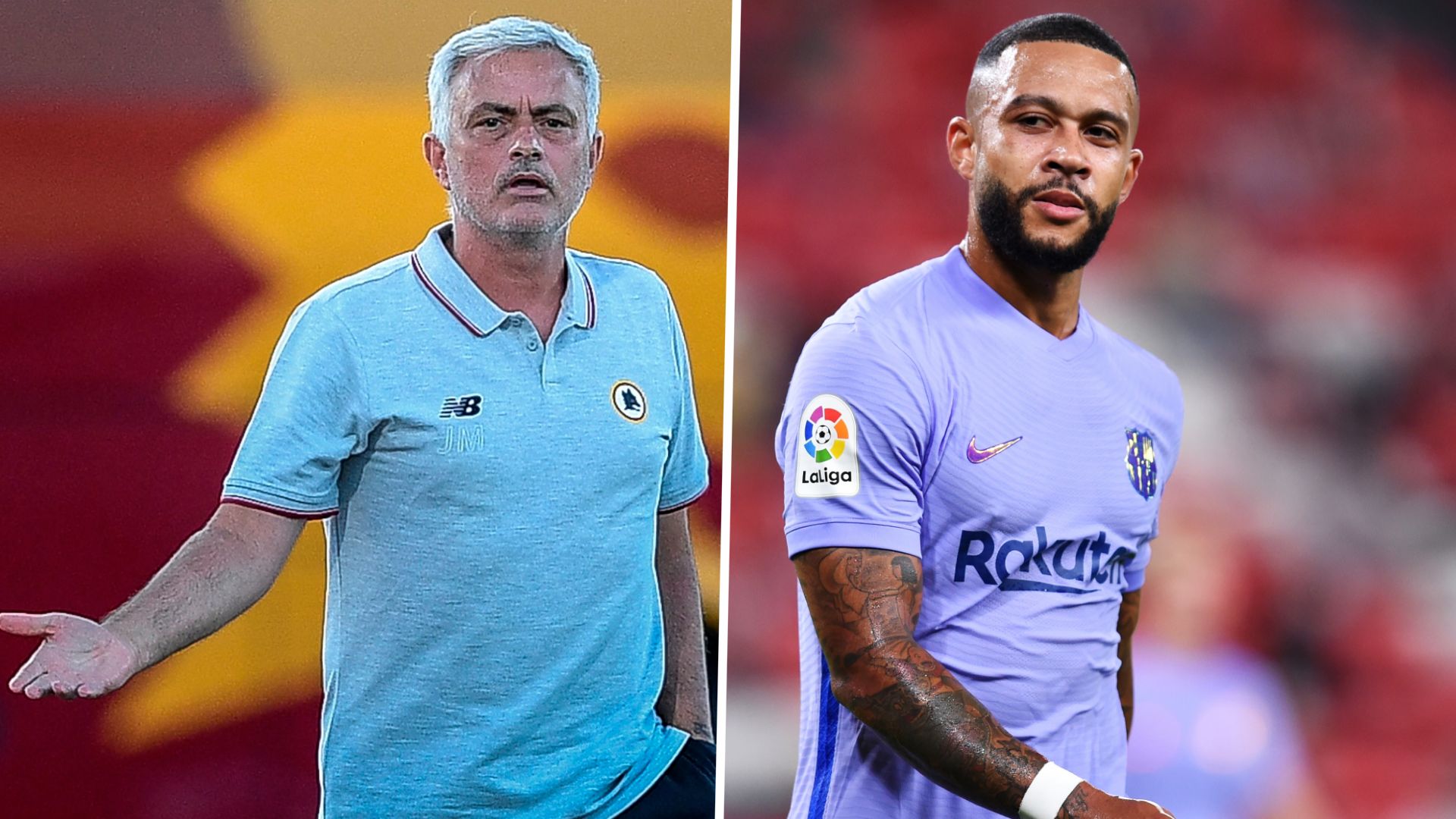 Memphis Depay Jose Mourinho GFX