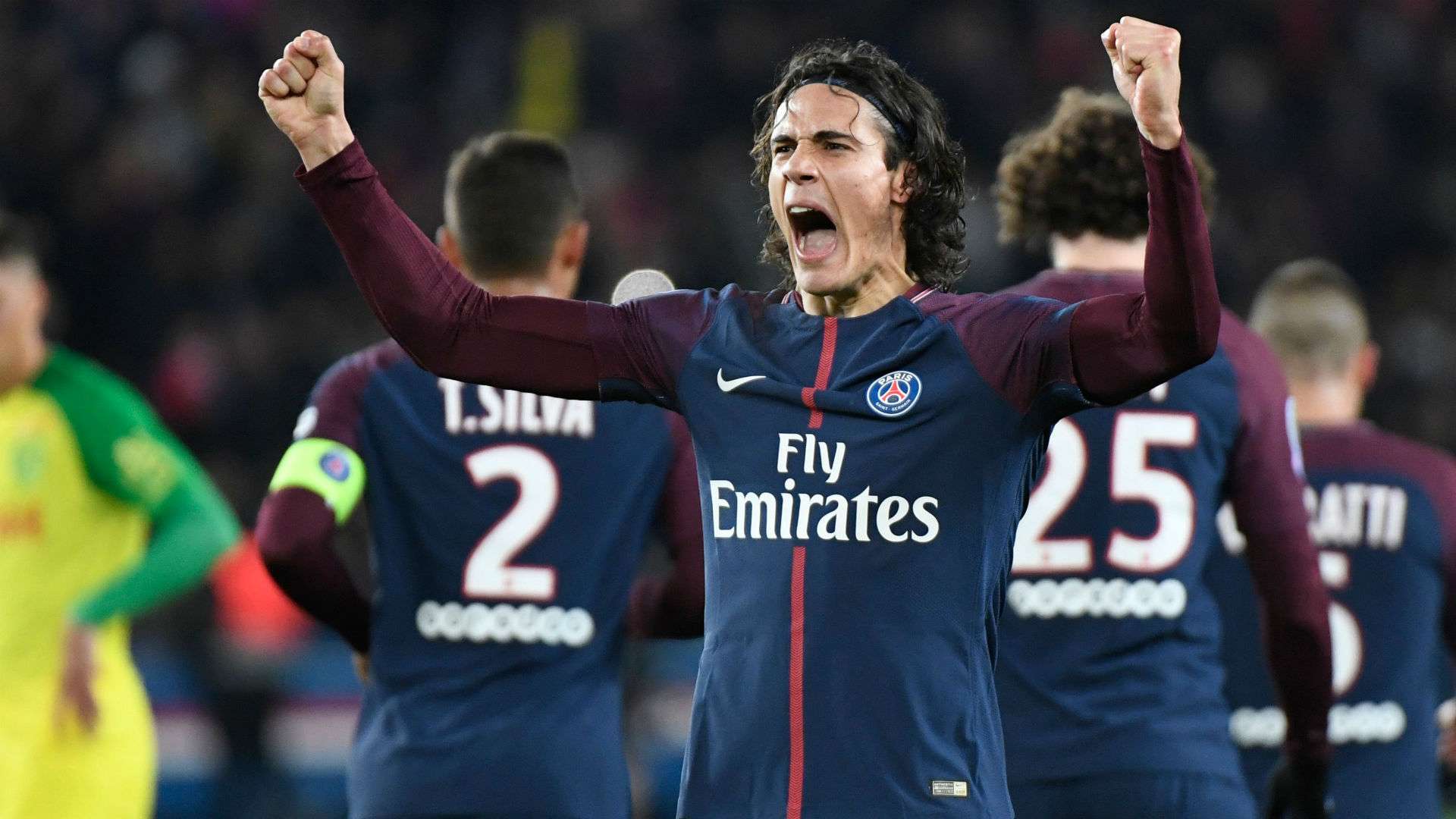 Edinson Cavani PSG Nantes Ligue 1 18112017