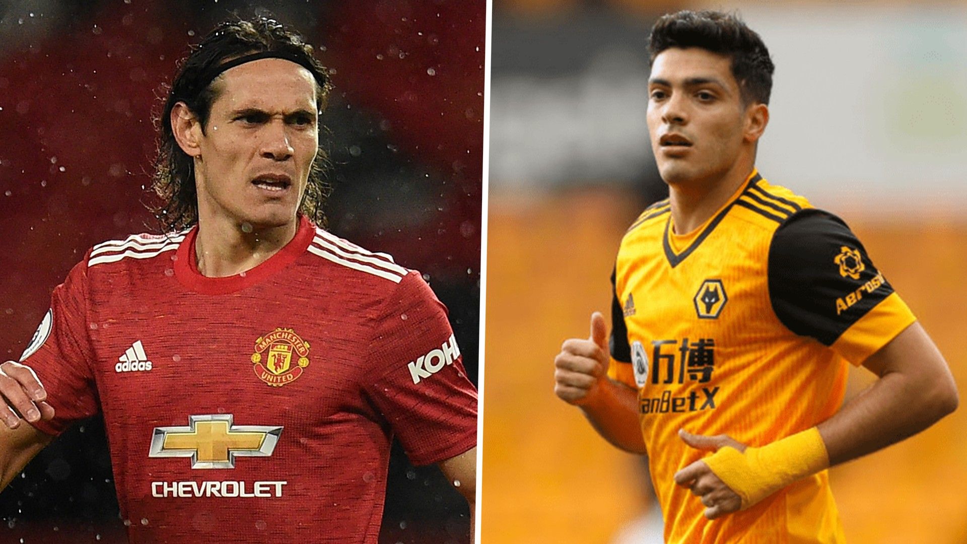 Edinson Cavani Raúl Jiménez