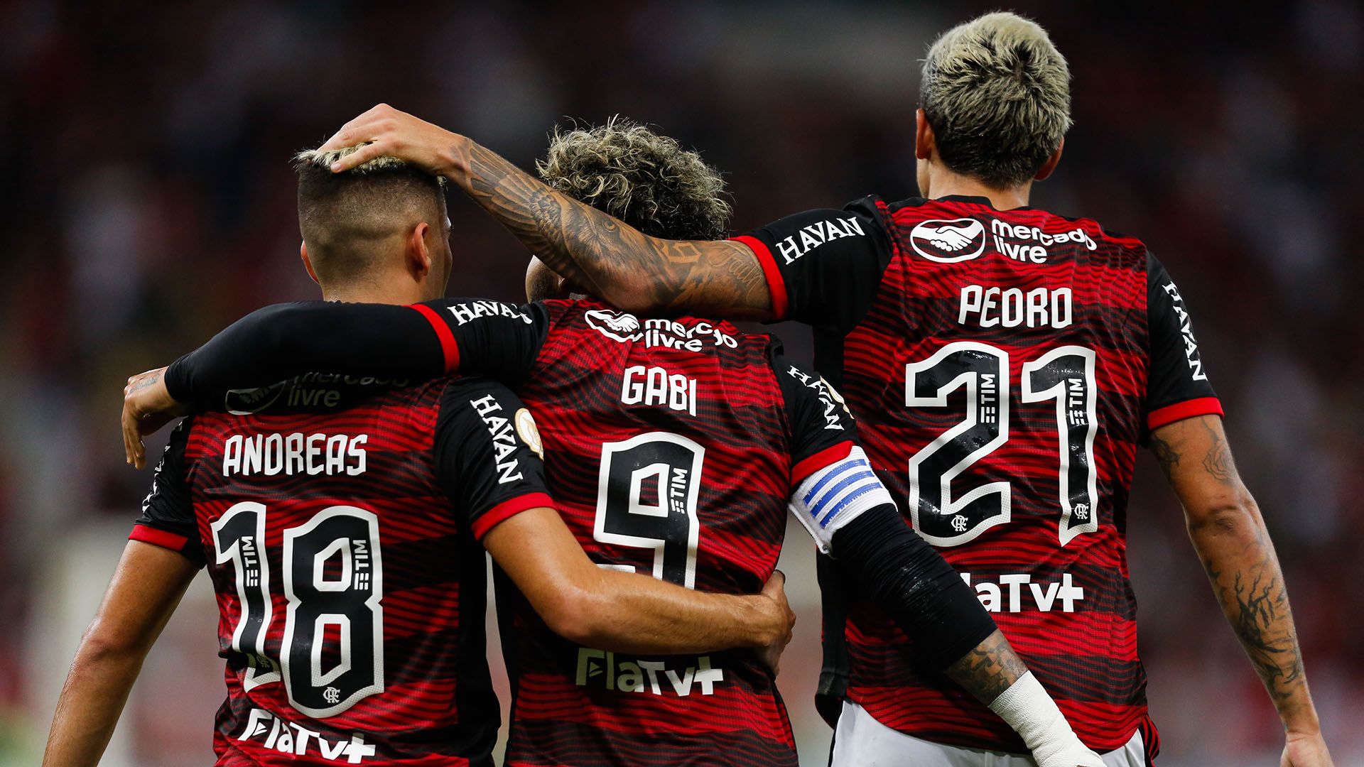 Andreas Pereira, Gabigol, Pedro, Flamengo x América-MG, Brasileirão, 25062022