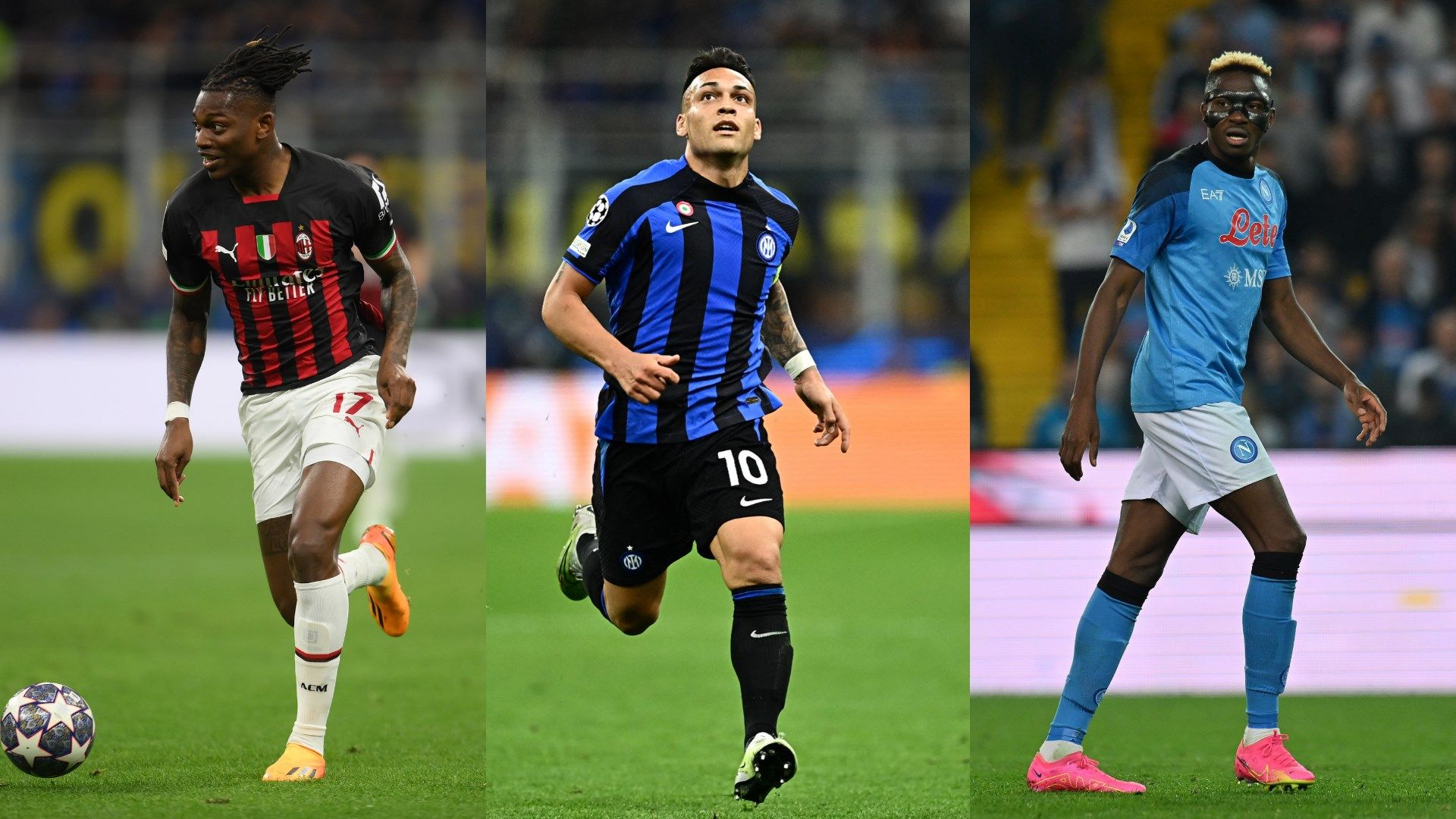 Leao Lautaro Osimhen GFX