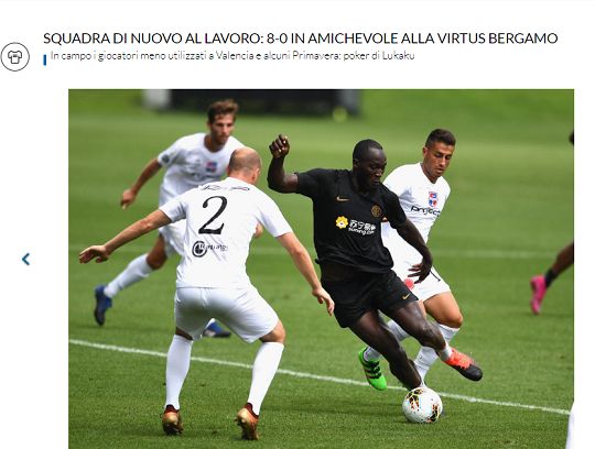 Lukaku vs bergamo