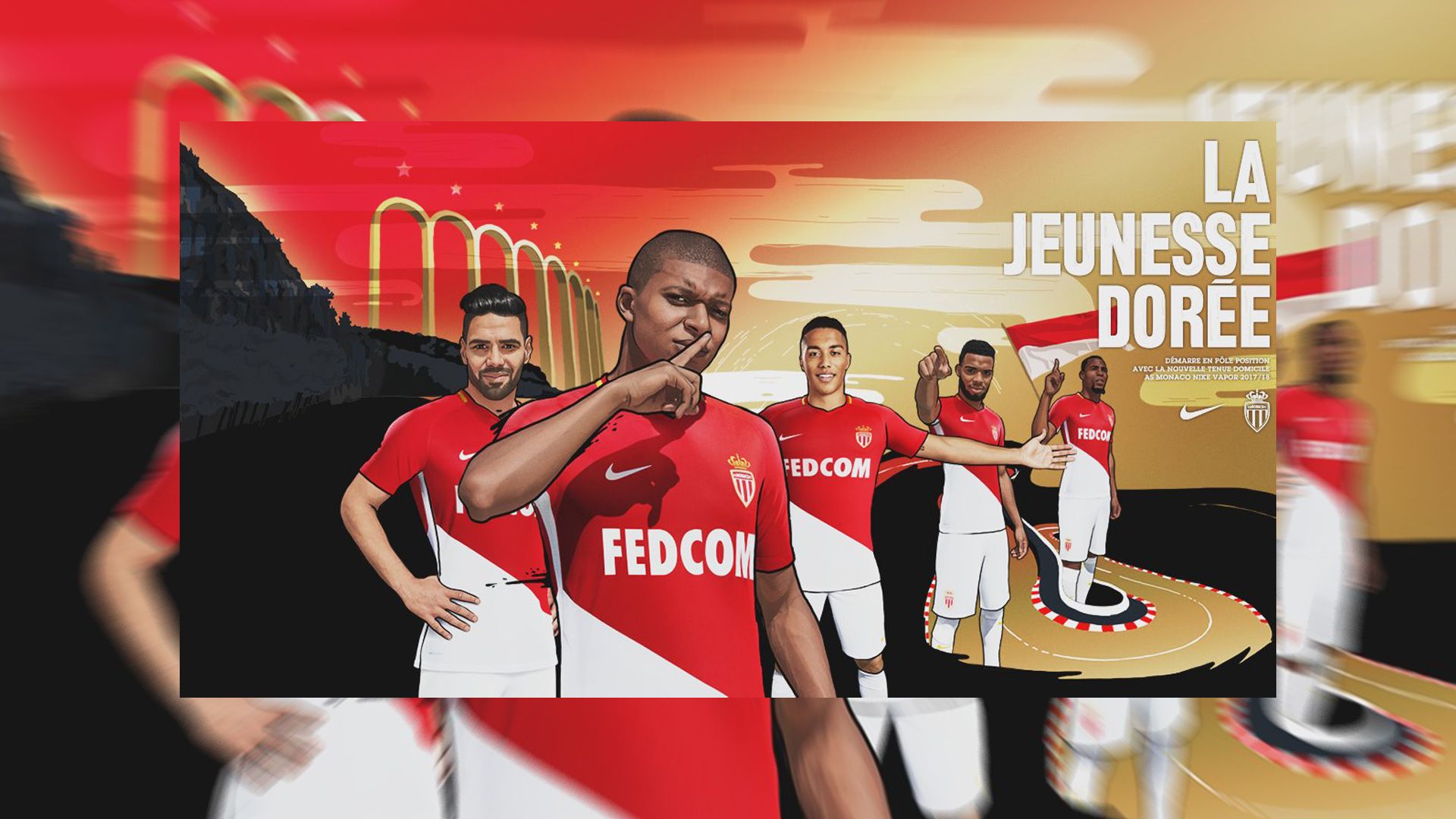 AS Monaco Home Kit 2017/18