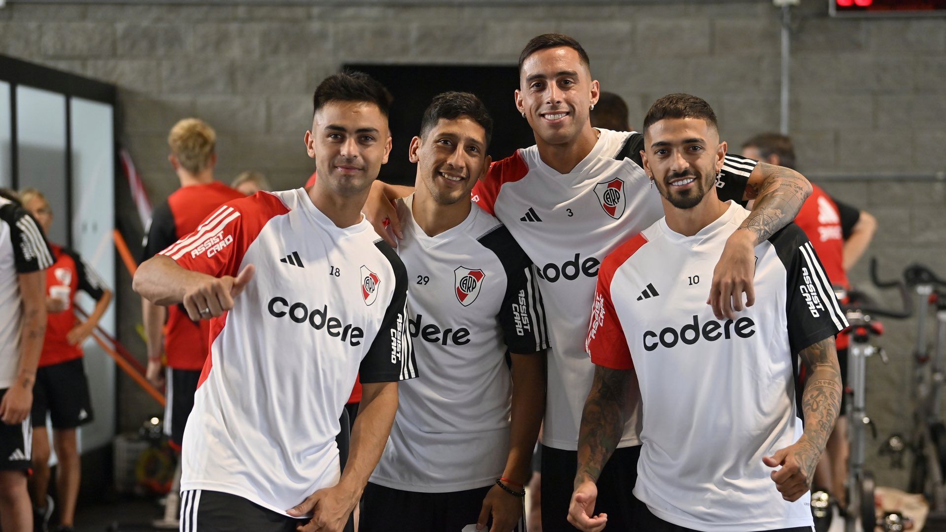 Gonzalo Martinez Manuel Lanzini Rodrigo Aliendro Ramiro Funes Mori River 2024