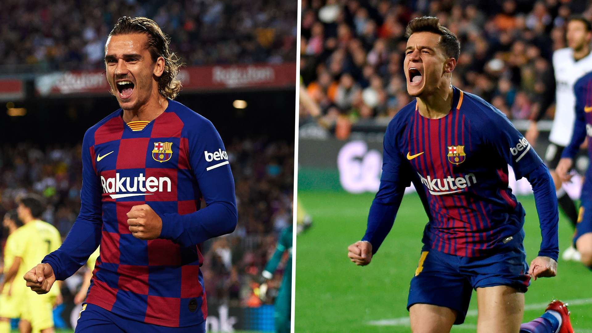 Antoine Griezmann ve Philippe Coutinho GFX