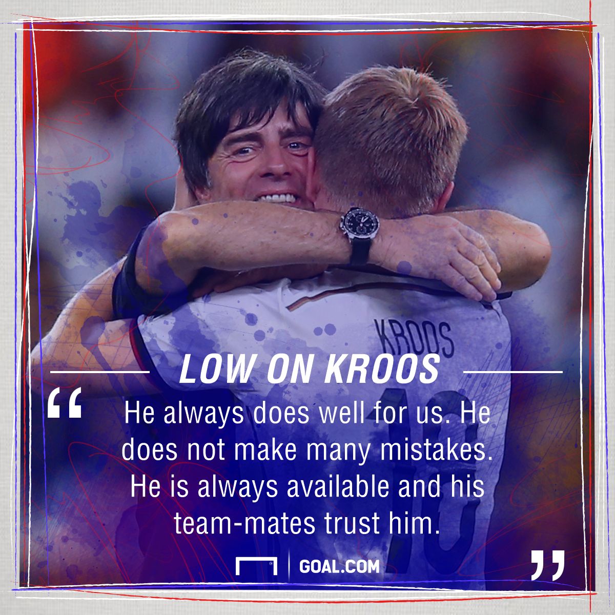 GFX Info Joachim Low on Toni Kroos