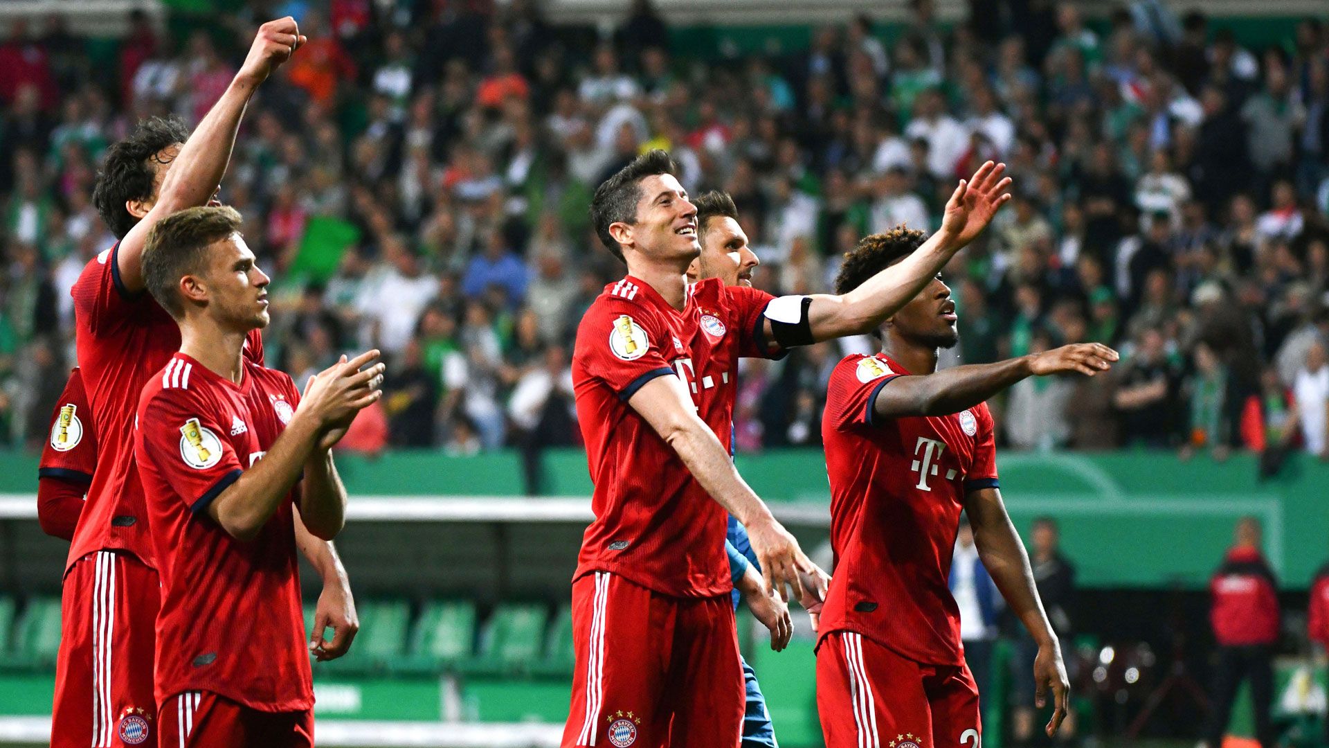 Lewandowski bayern dfb-pokal kimmich