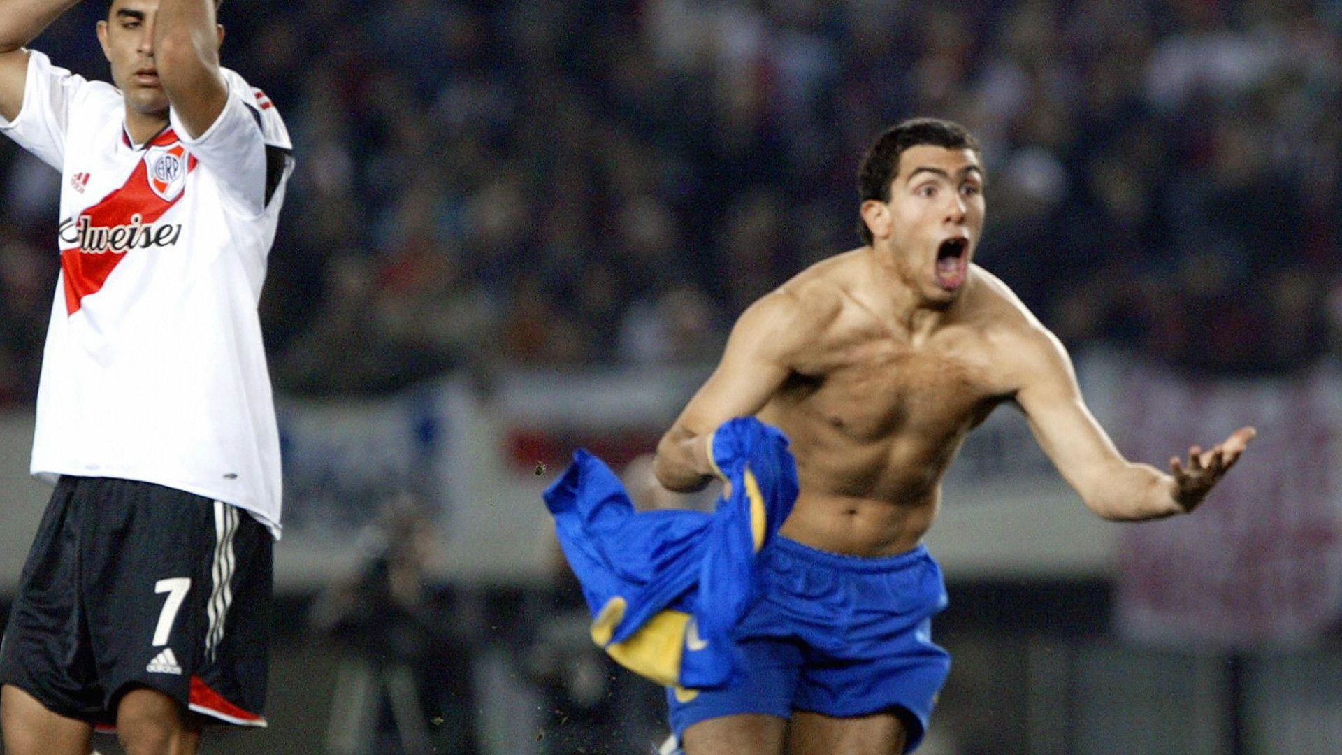 Carlos Tevez Boca Juniors River Plate