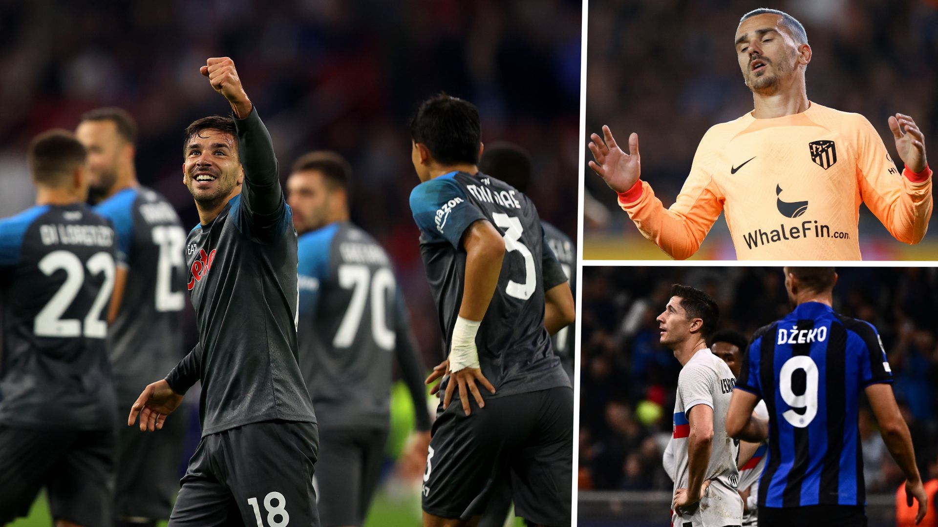 Ligue des champions Ajax Napoli Bruges Atlético Inter Barça