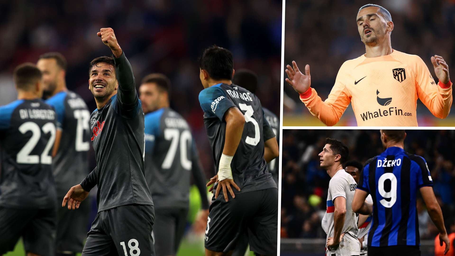 Ligue des champions Ajax Napoli Bruges Atlético Inter Barça