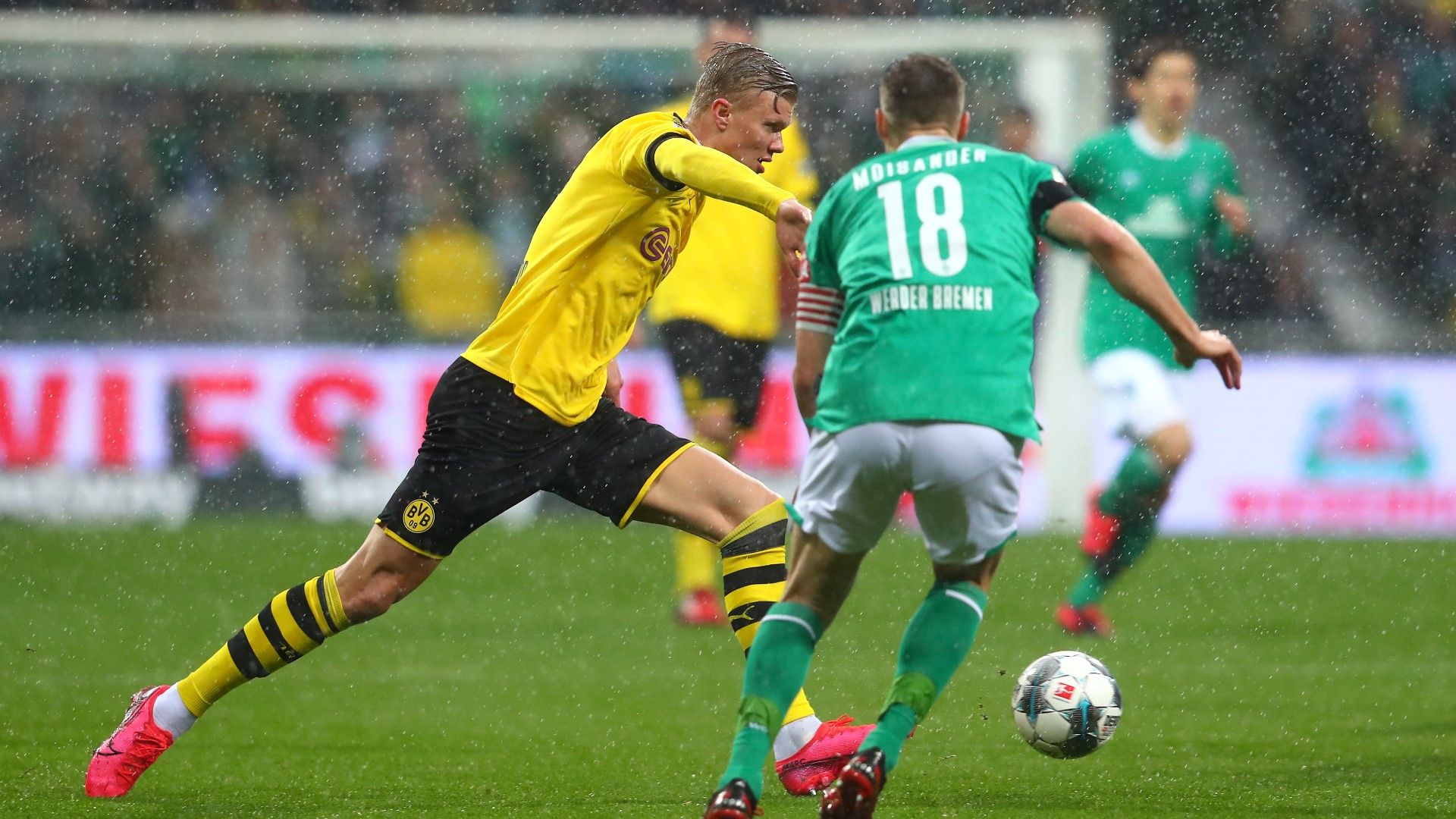 Erling Haaland Borussia Dortmund Werder Bremen 0220