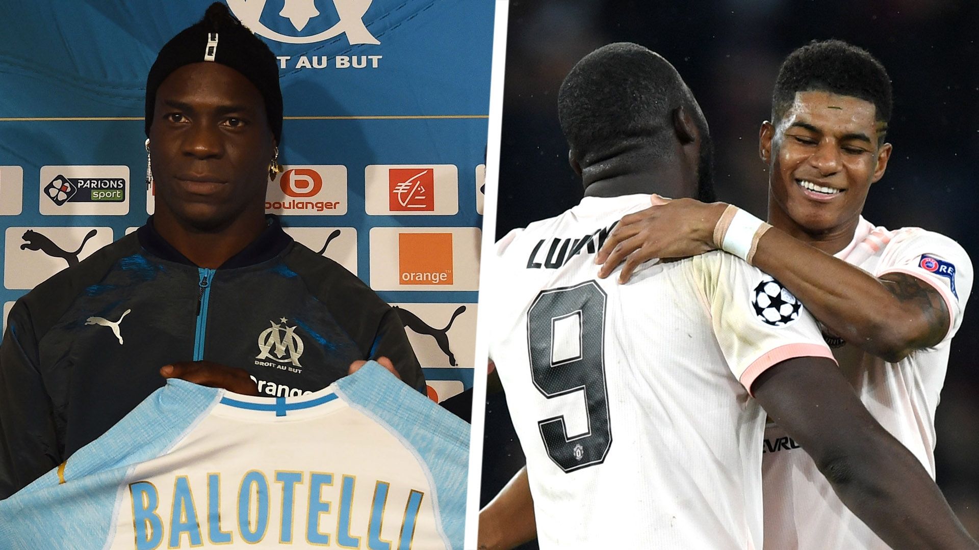 Mario Balotelli Marcus Rashford GFX