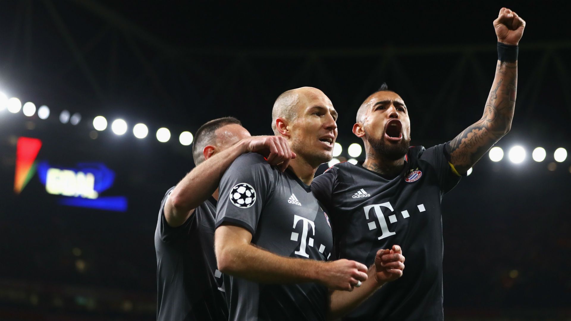 Arjen Robben Franck Ribery FC Arsenal FC Bayern München Champions League 030717