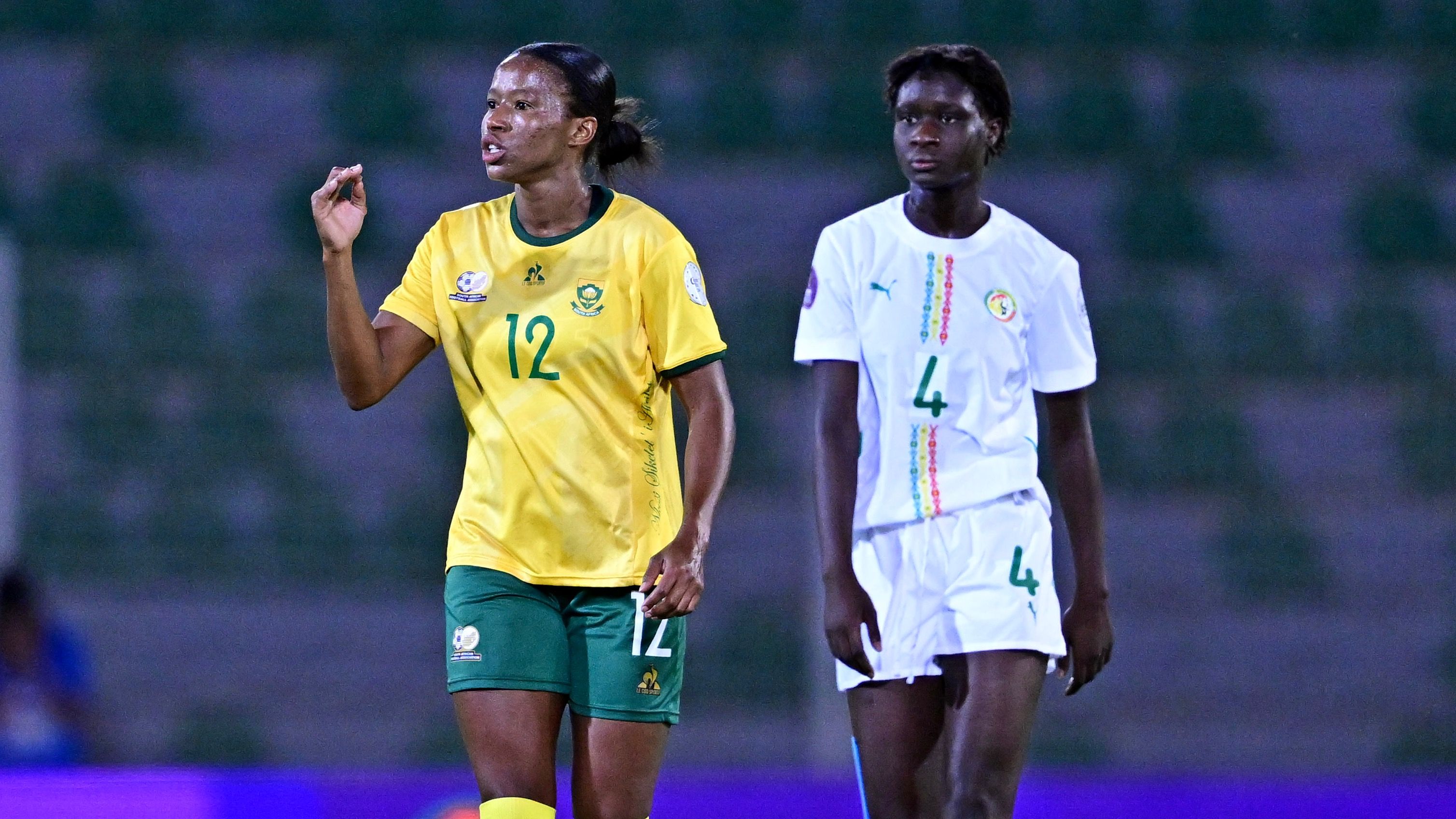 Jermaine Seoposenwe of Banyana Banyana