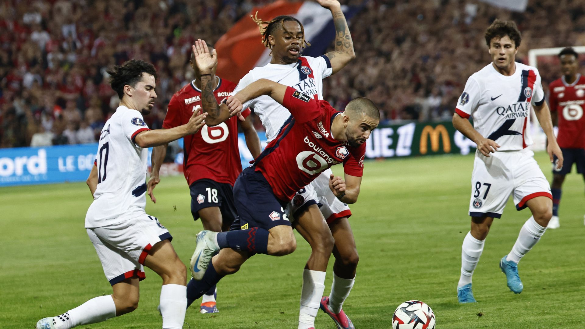 Edon Zhegrova Lille PSG Ligue 1 01092024