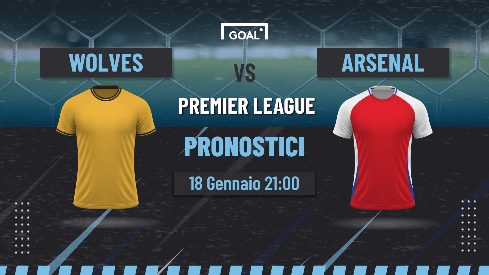 pronostici Wolves - Arsenal