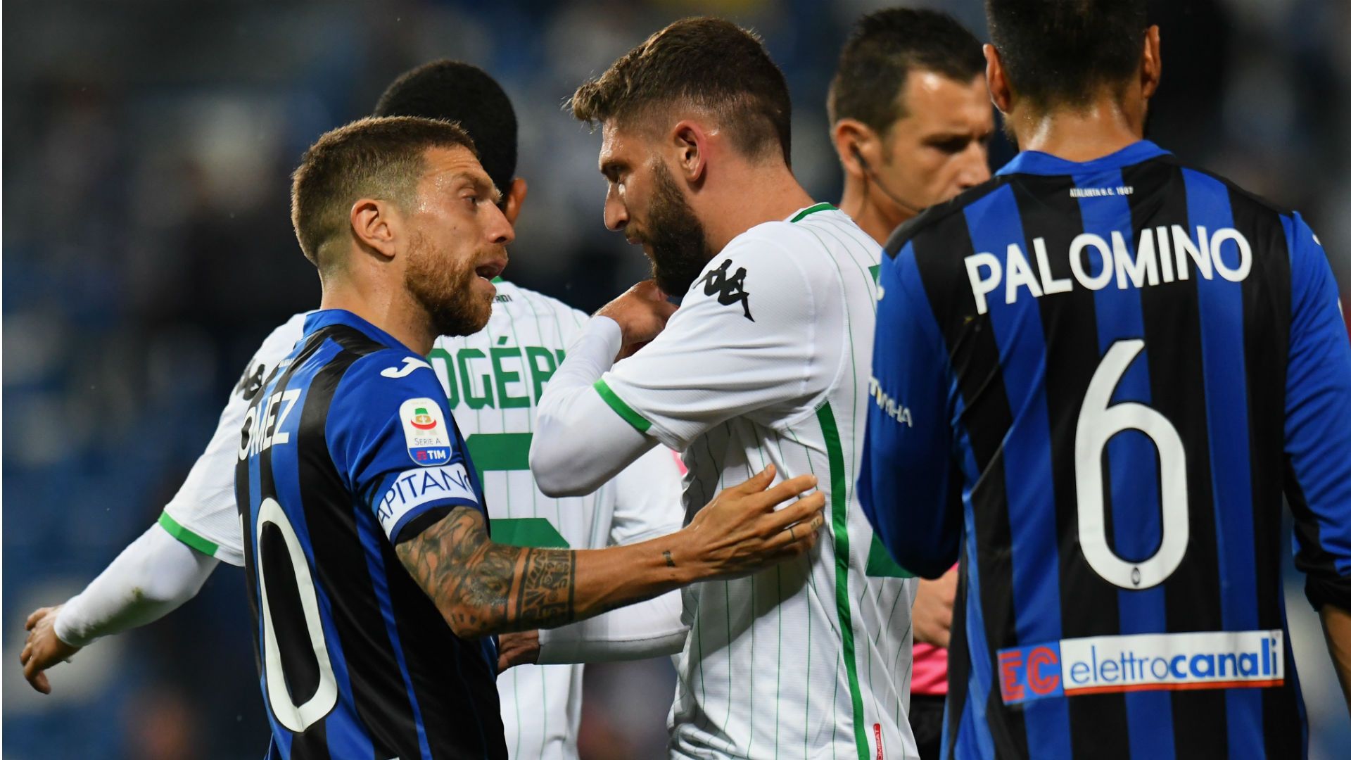 Berardi Gomez Atalanta Sassuolo