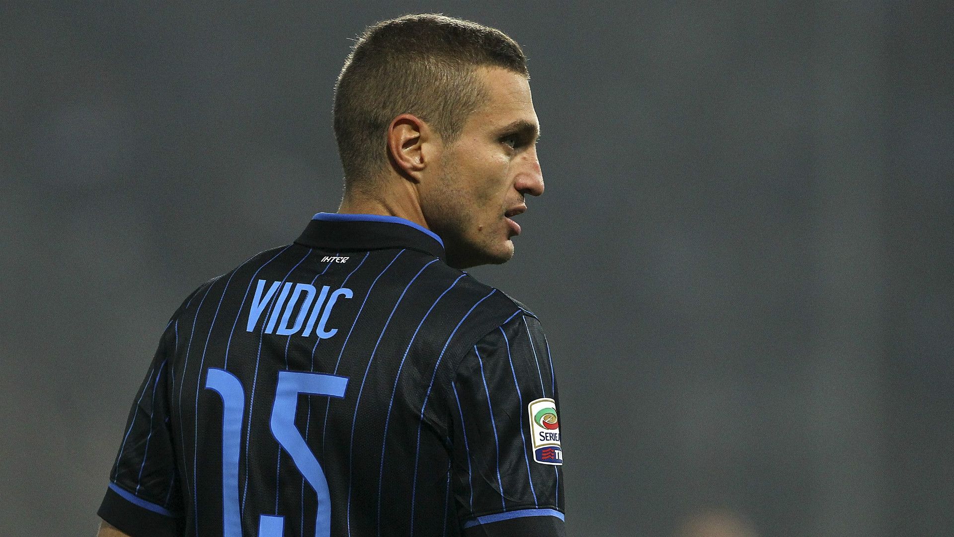 Nemanja Vidic Inter Milan Serie A November 1 2014